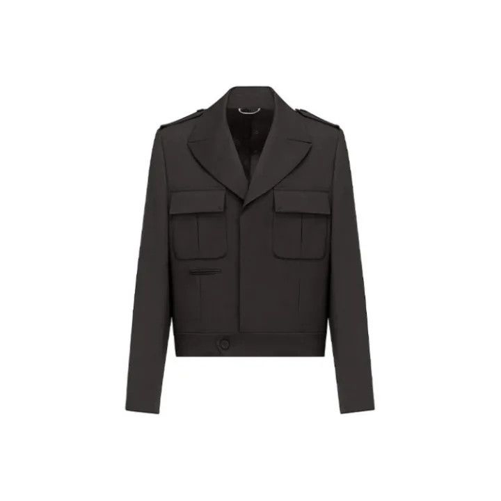 Dior Dior Black Long Sleeve Pocket Jacket 0079 Size US L / EU 52-54 / 3 - 1 Thumbnail