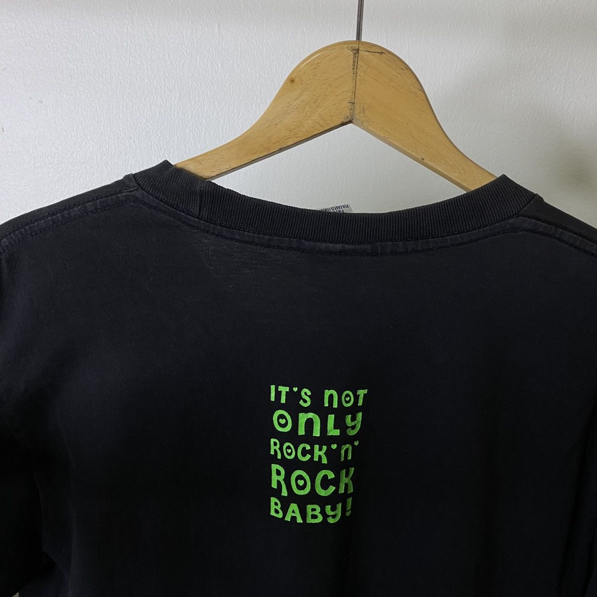 Vintage 1990s It's Not Only Rock N Rock Funny Humor T Shirt Size US M / EU 48-50 / 2 - 5 Thumbnail