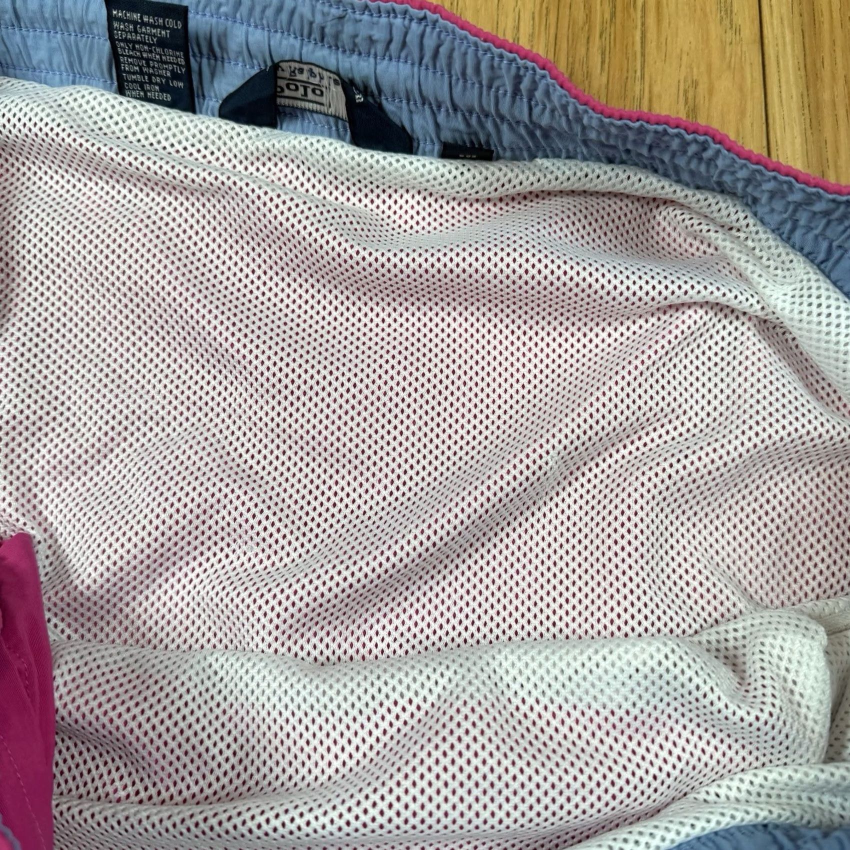 Polo Ralph Lauren VTG Polo Ralph Lauren Swim Trunks Bottom Mens Large Pink Flesh Pony Size US L / EU 52-54 / 3 - 5 Thumbnail