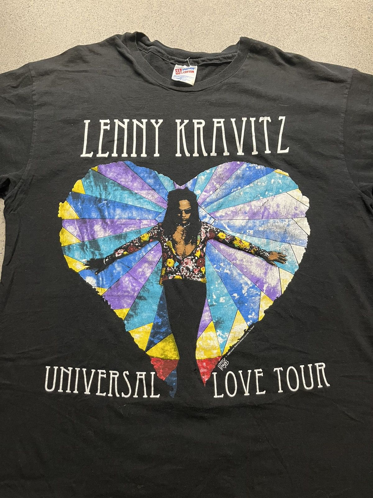 Vintage 1993 Lenny Kravitz Universal Love Tour Tee Shirt