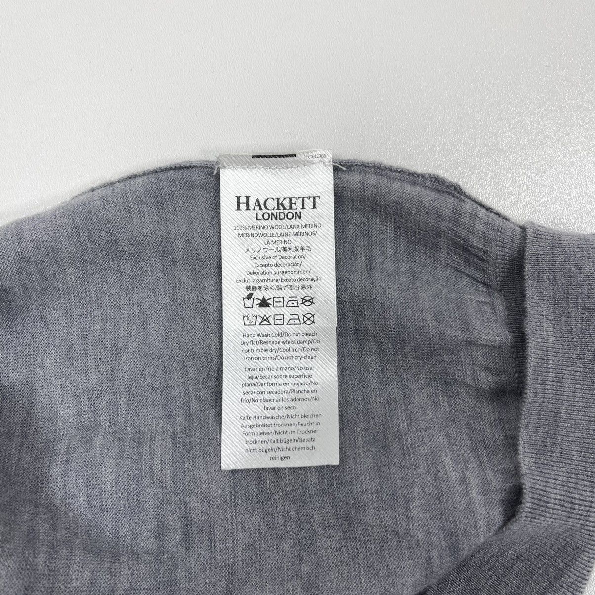 Hackett Hackett London Merino Wool Crew Jumper Grey Size US XXL / EU 58 / 5 - 9 Thumbnail