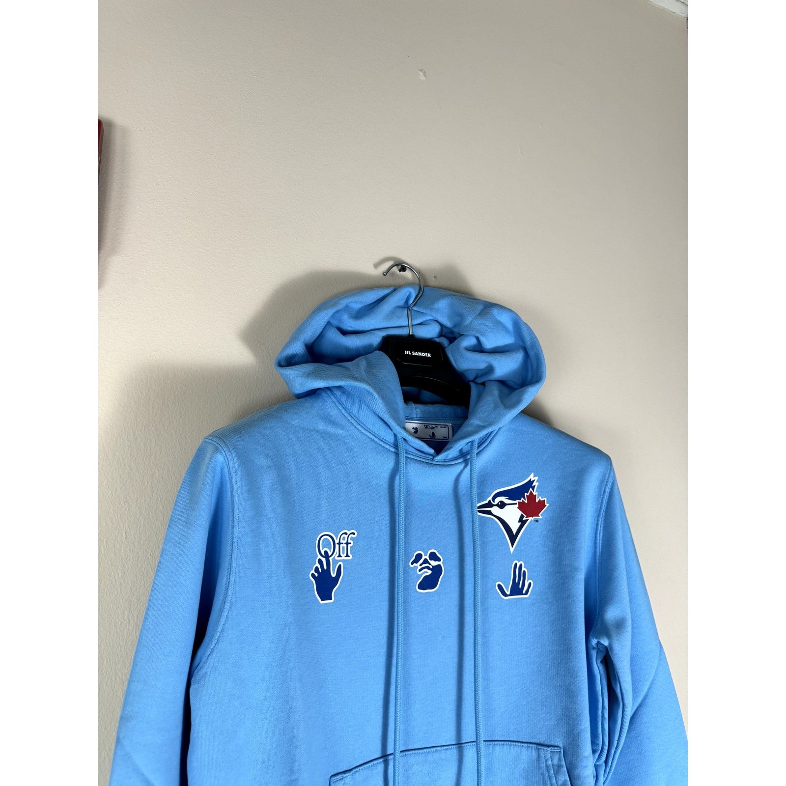 Off-White o1rshd1 MLB Toronto BJ Hoodie in Light Blue Size US XS / EU 42 / 0 - 3 Thumbnail