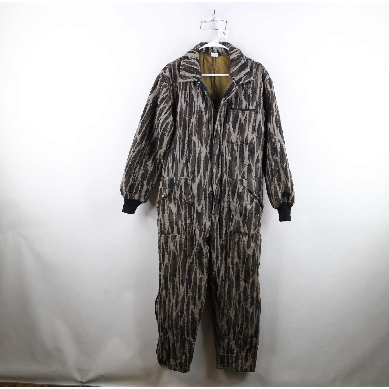 Vintage Vintage 70s Streetwear Faded Quilted Camouflage Coveralls Size US M / EU 48-50 / 2 - 1 Thumbnail