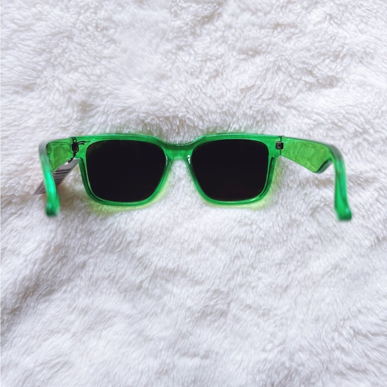 Other Cerise Bright Green Mirrored Sunglasses Size ONE SIZE - 12 Thumbnail