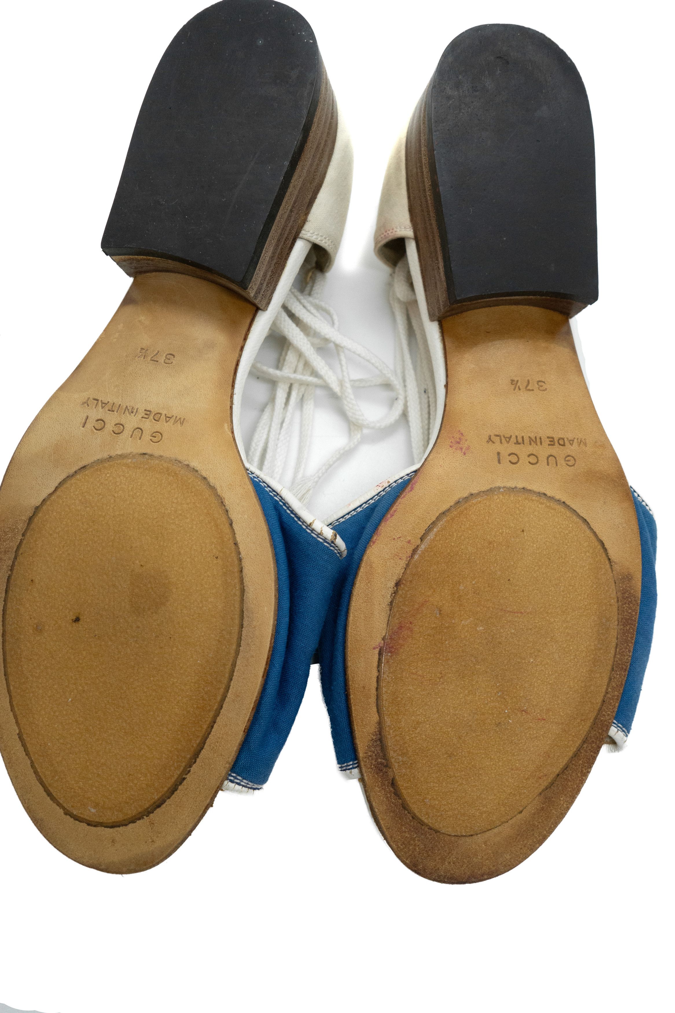 Gucci 80S GG Logo Flats Vintage Size US 7.5 / IT 37.5 - 6 Thumbnail
