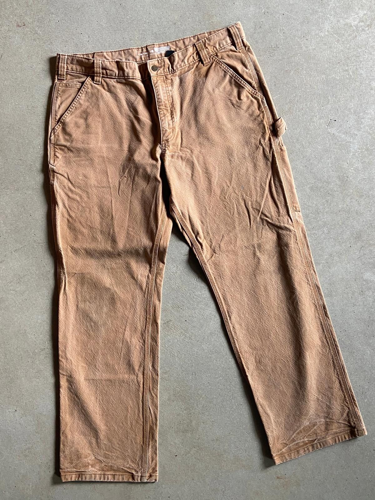 Carhartt Carhartt Relaxed Fit Carpenter Work Pants Sz 38x32 Size US 38 / EU 54 - 2 Thumbnail