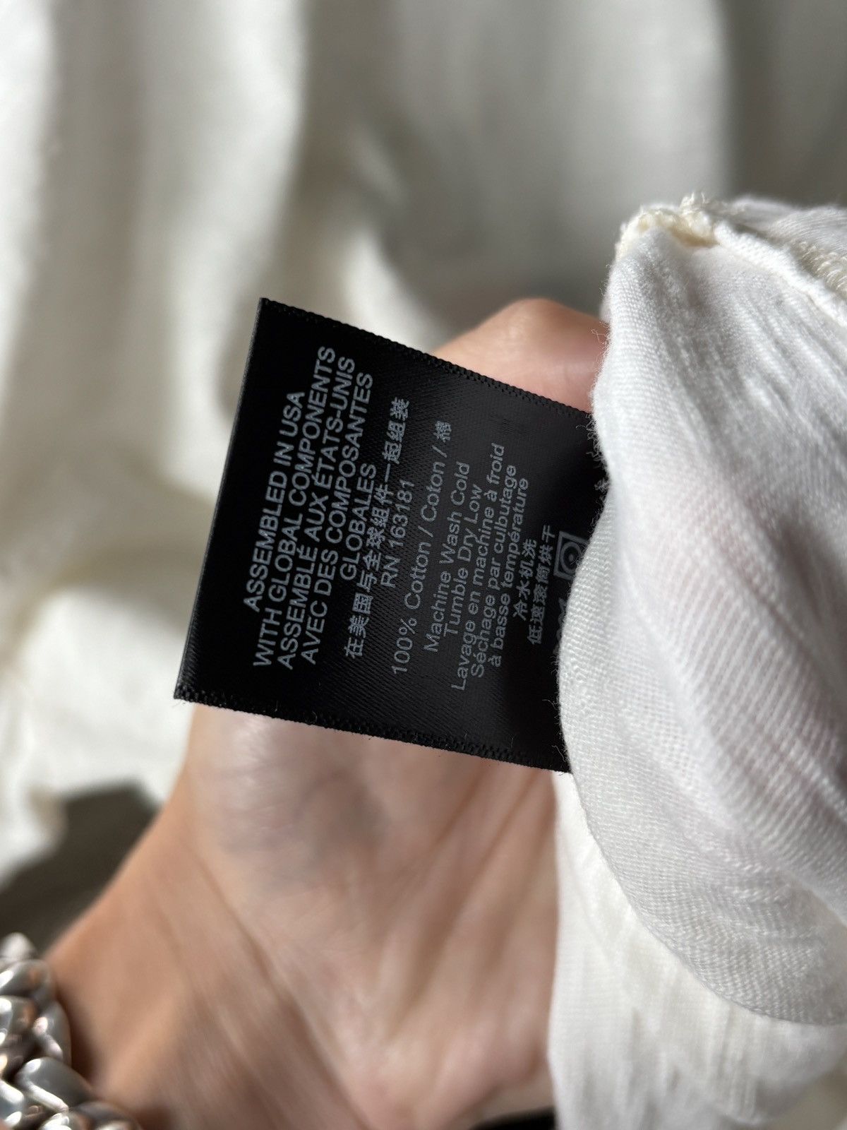 Rhude RHUDE | SLUB AMERICAN FLAG LOGO TEE Size US S / EU 44-46 / 1 - 6 Thumbnail
