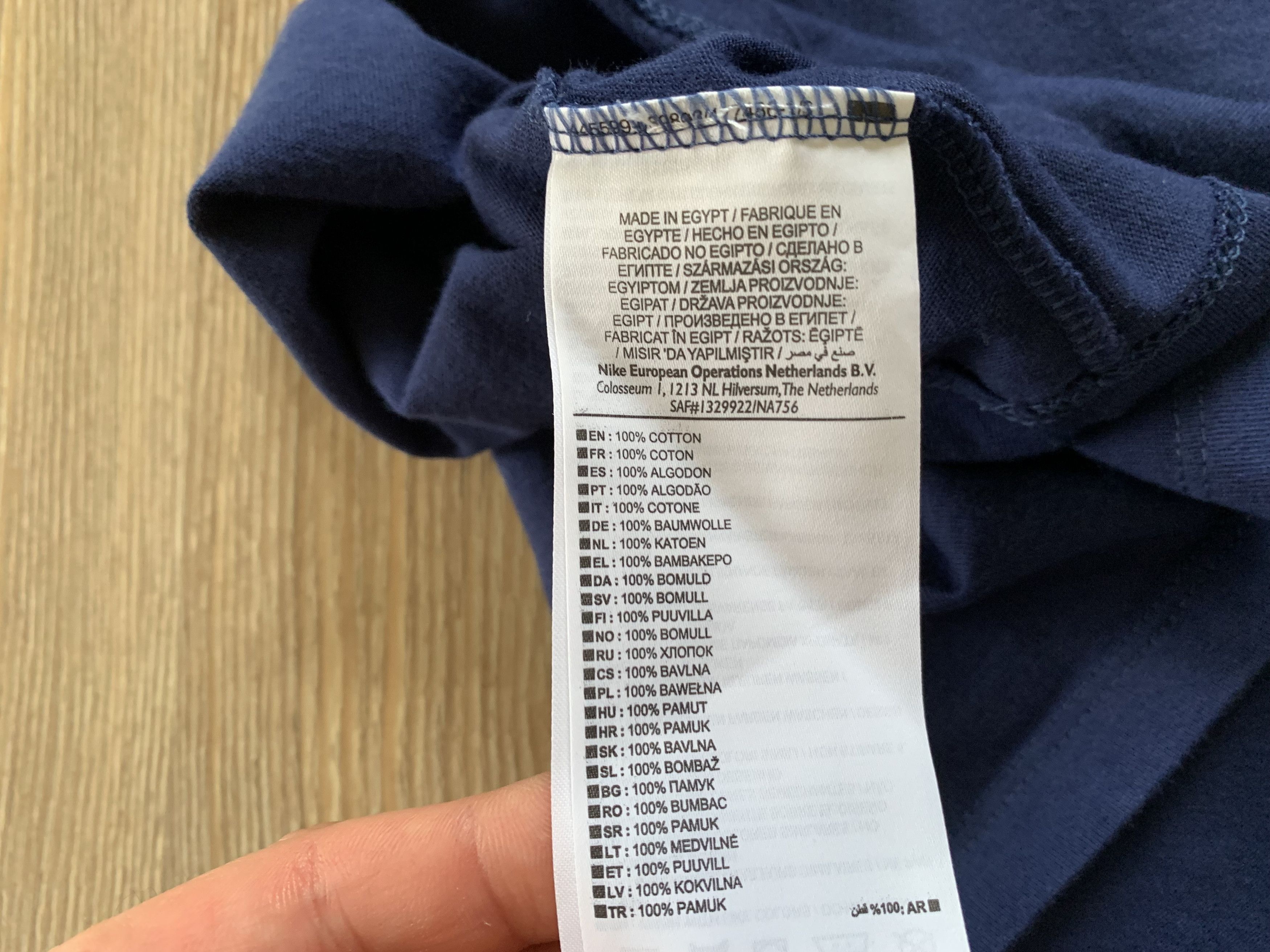 Nike Nike Tottenham Hotspur Cotton T Shirt Size US XXL / EU 58 / 5 - 9 Thumbnail