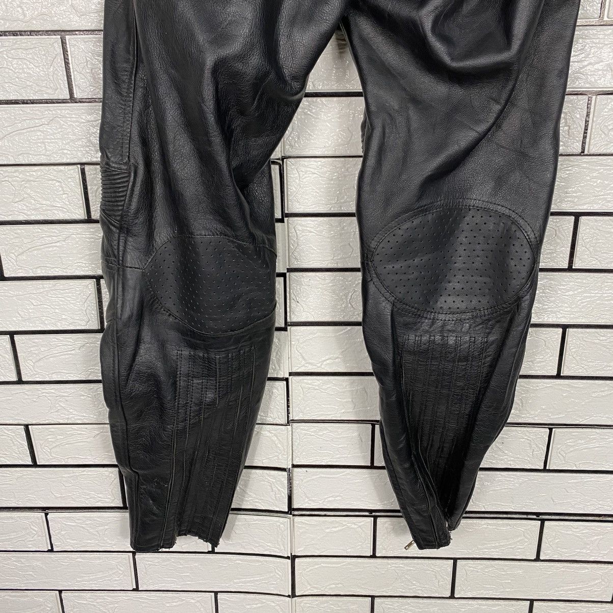 Kadoya Vintage Leather Pants Racing B's Leather Issey Miyake Size US 30 / EU 46 - 12 Thumbnail