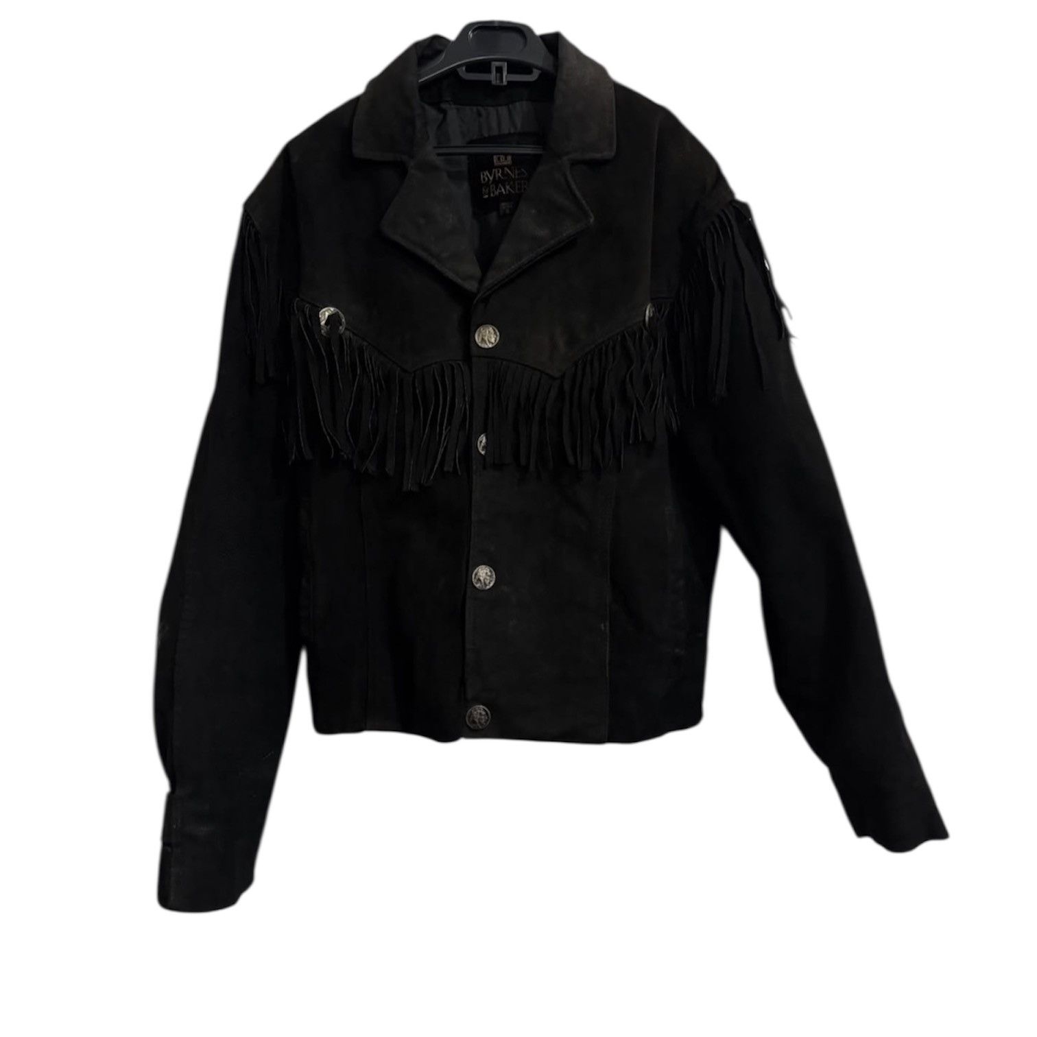 2000s Archival Beautybeast Leather Fringe Wax Jacket y2k Lgb