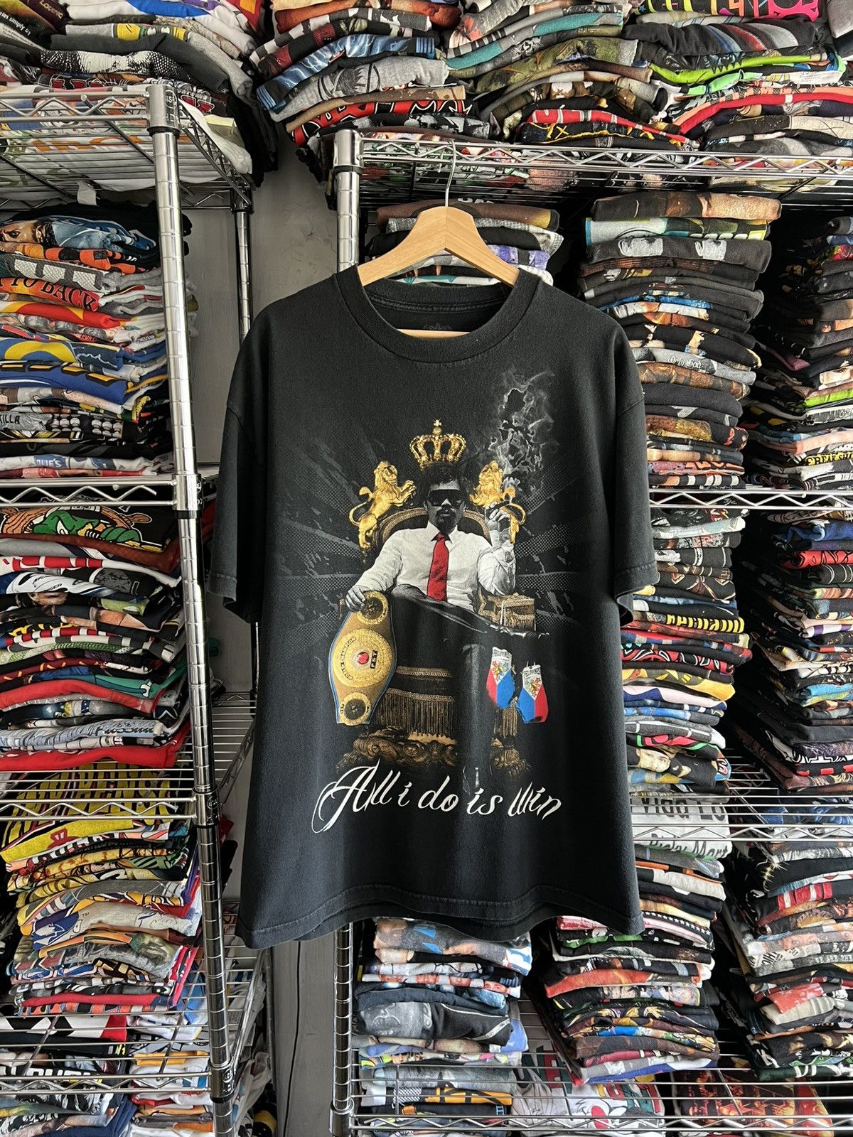 Other 2000s Manny Pacquiao All I Do is Win PST Championship Belts Size US XL / EU 56 / 4 - 1 Thumbnail