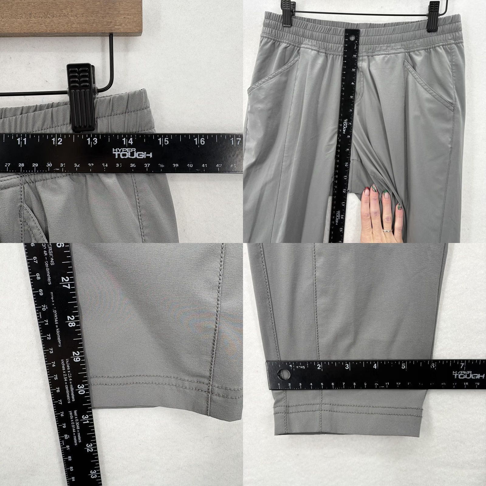 The North Face VINTAGE? No. The North Face Sheltay Pants Womens 6 Gray Jogger Lightweight Stretch Trail Camp Size 28" / US 6 / IT 42 - 8 Thumbnail