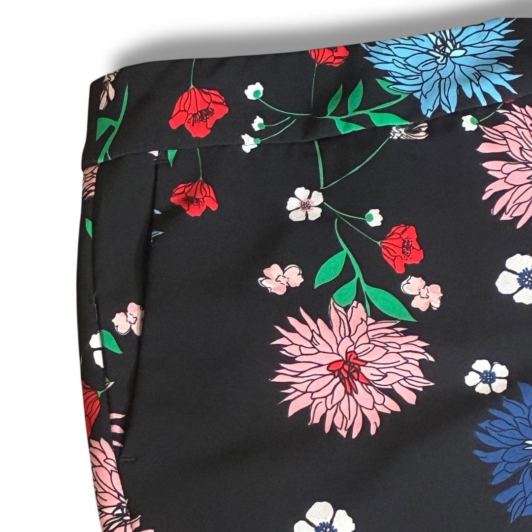 Cynthia Rowley Cynthia Rowley floral straight leg ankle length dress pants Size 32" / US 10 / IT 46 - 3 Thumbnail