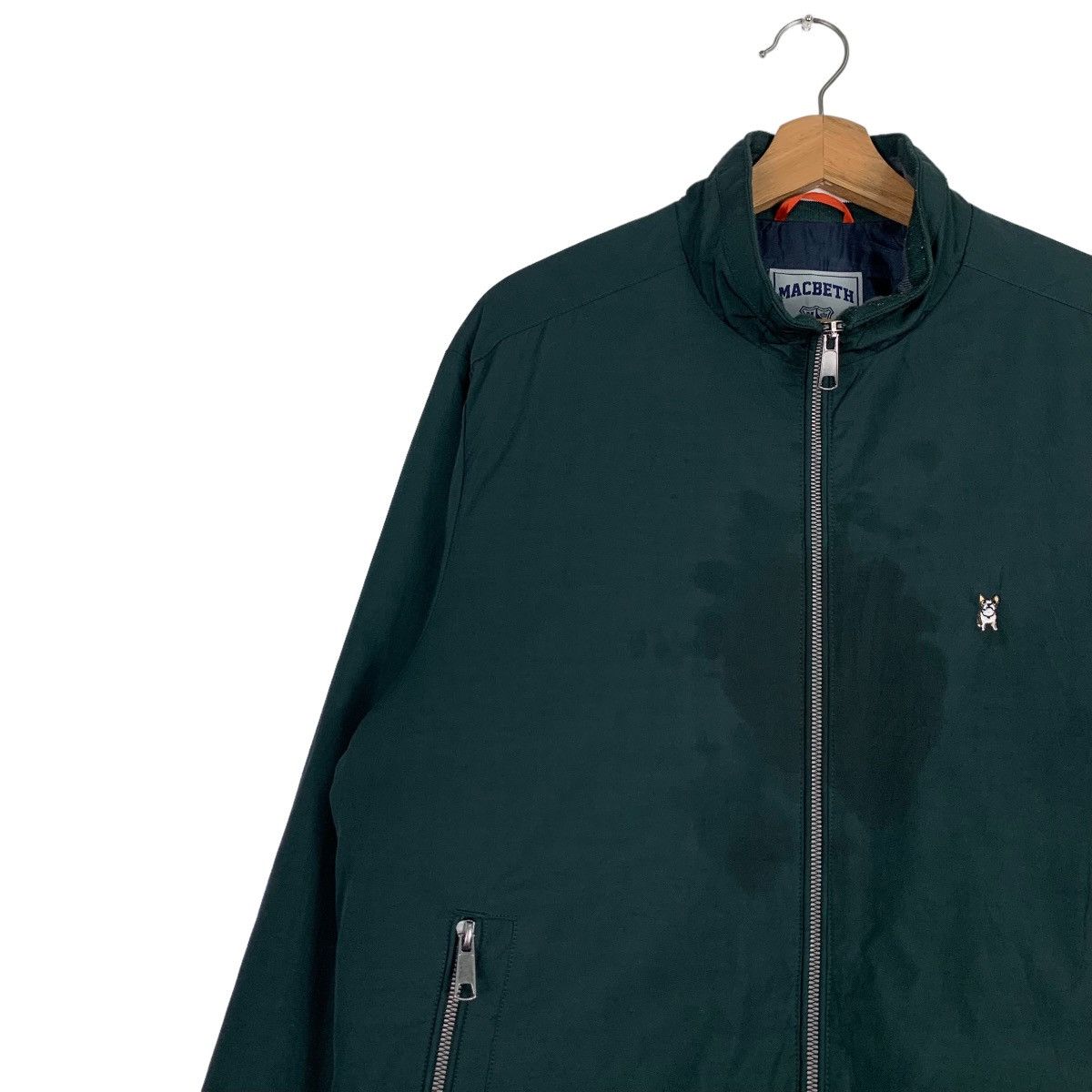 Macbeth MACBETH Green Bomber Jacket #0383-C18 Size US M / EU 48-50 / 2 - 6 Thumbnail