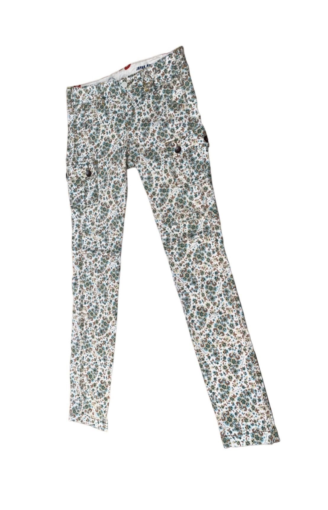 Japanese Brand Betty Smith Origin Is Kojima Streching Fullprint Cargo Pant Size 29" - 2 Thumbnail