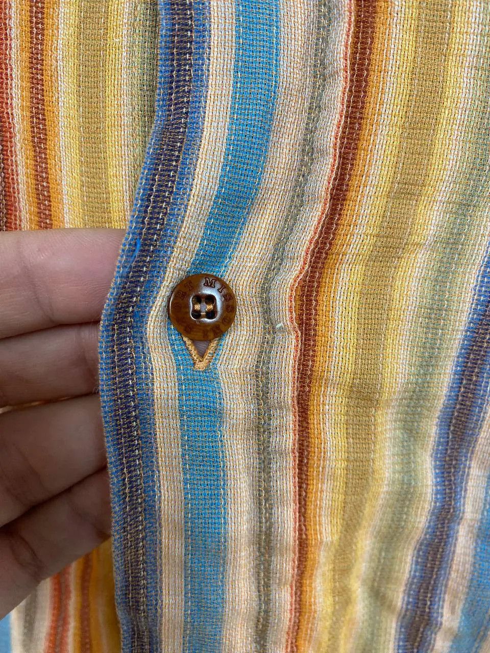 Missoni Missoni Sport Button Front Shirt Multicolor Striped Size US S / EU 44-46 / 1 - 5 Thumbnail