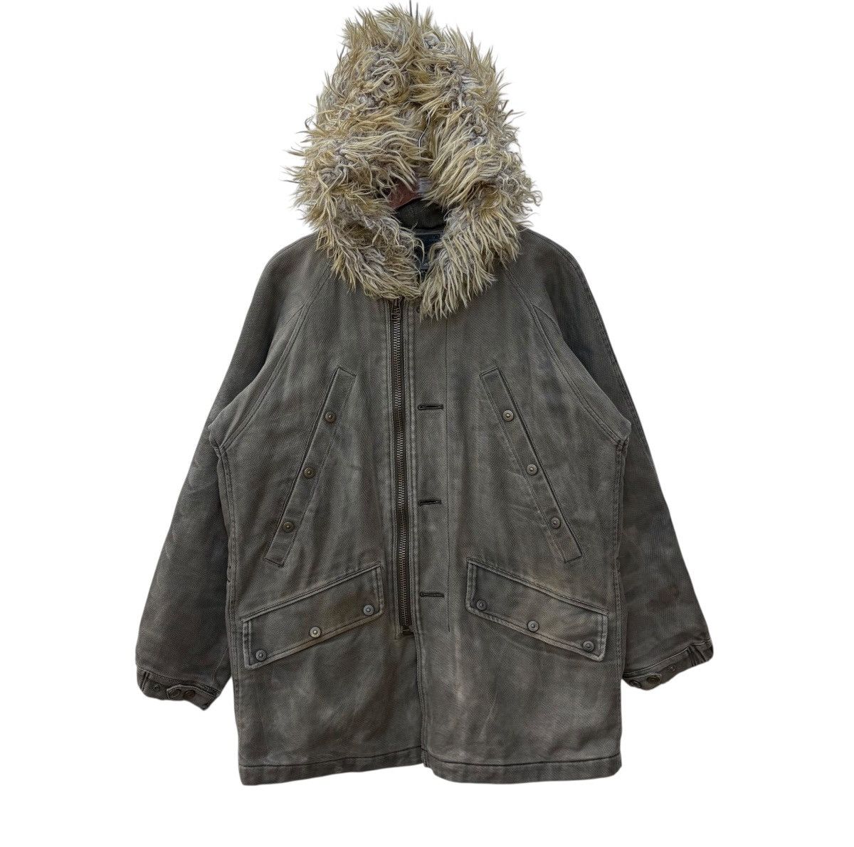 Lad Musician N-3B Military Faux Fur Parka Hoodie