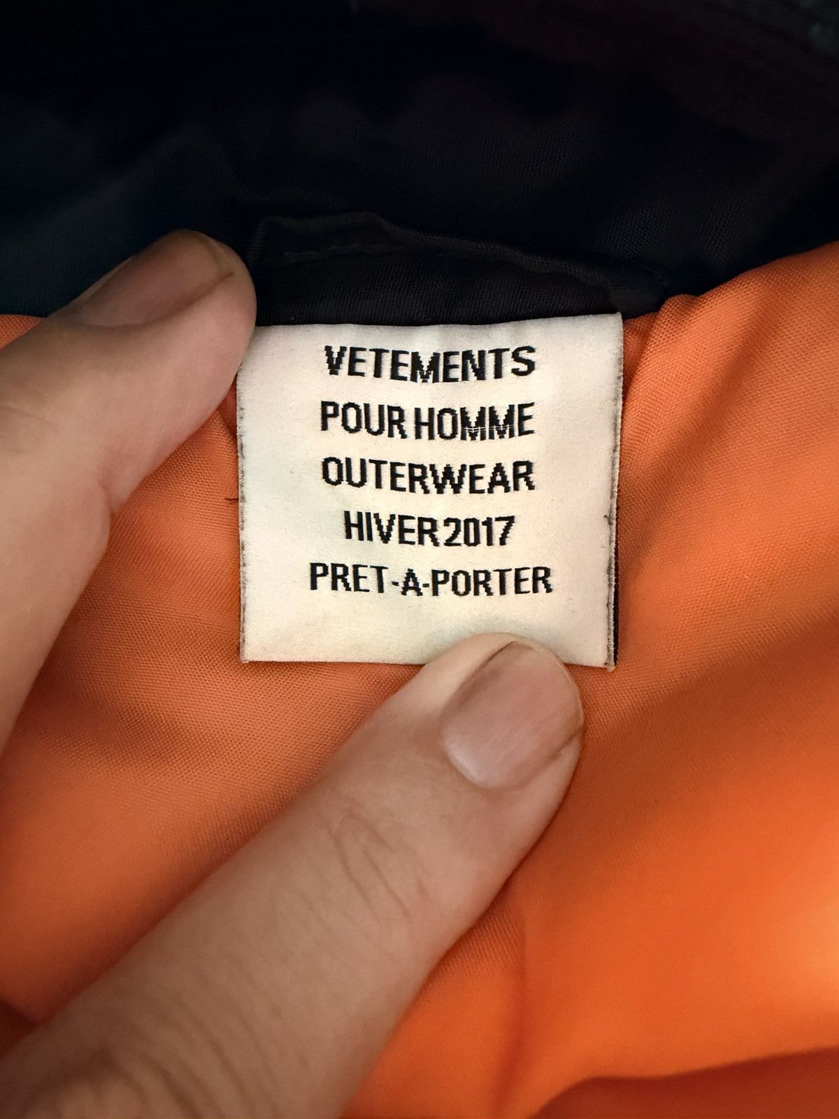 Vetements Vetements TFD bomber jacket 100% authentic Size US XL / EU 56 / 4 - 10 Thumbnail