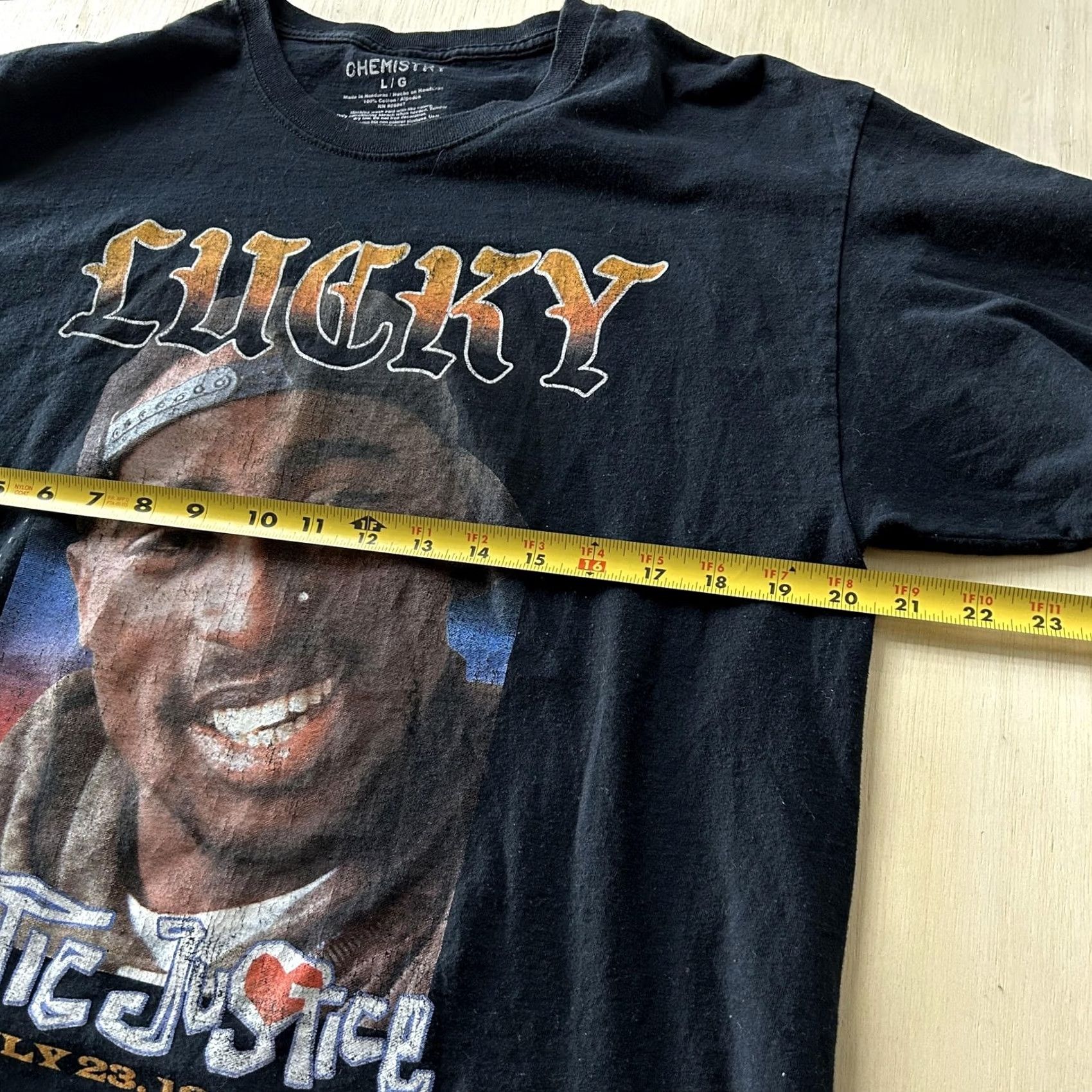 Vintage Chemistry Shirt Mens L Black Pac Poetic Justice Lucky Movie Tee Size US L / EU 52-54 / 3 - 5 Thumbnail