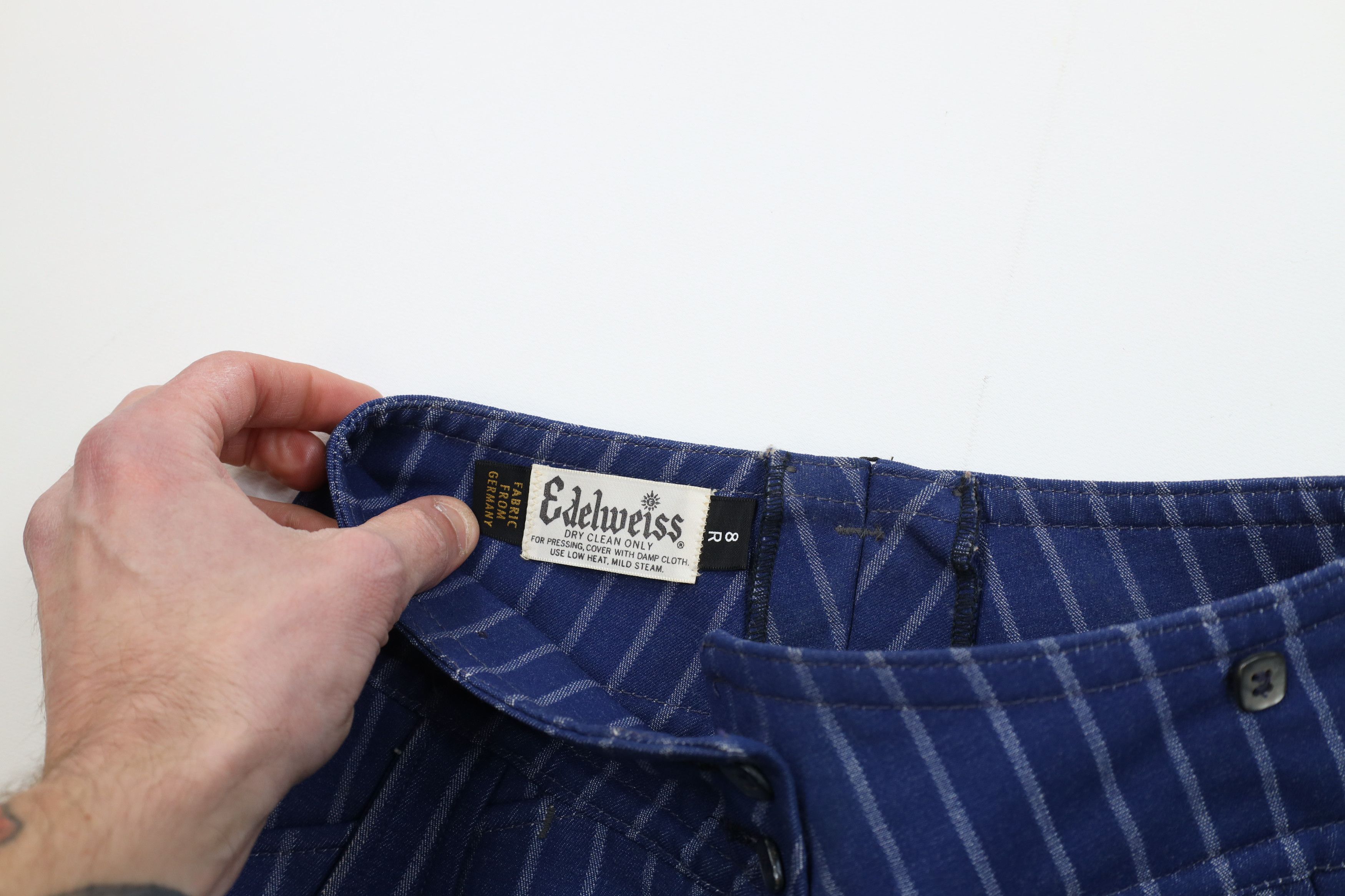 Vintage Vintage 50s 60s Streetwear Winter Pants Flared Blue USA Size 30" / US 8 / IT 44 - 10 Thumbnail