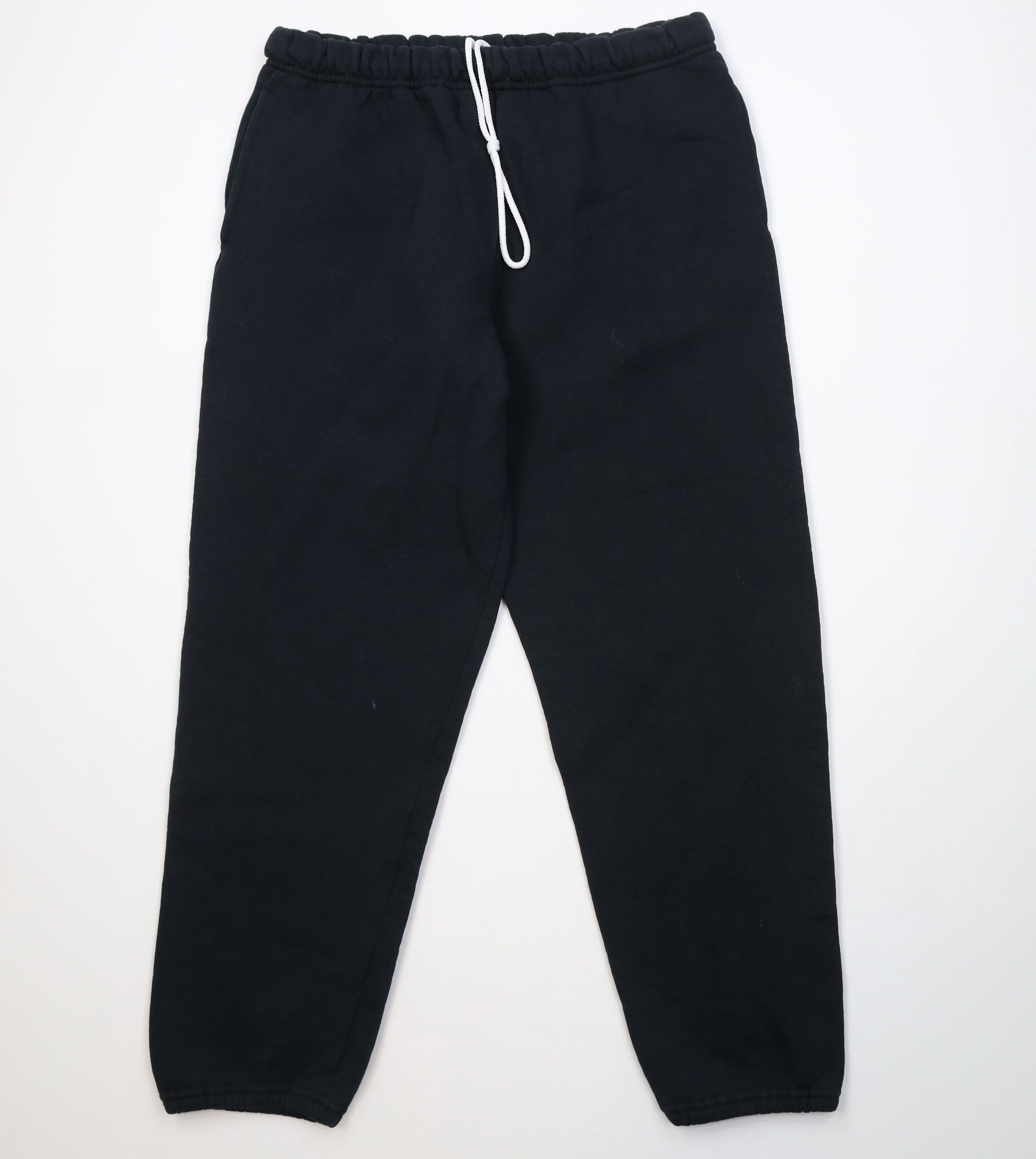 Vintage Vintage 90s Streetwear Heavyweight Sweatpants Joggers Black Size US 36 / EU 52 - 1 Thumbnail