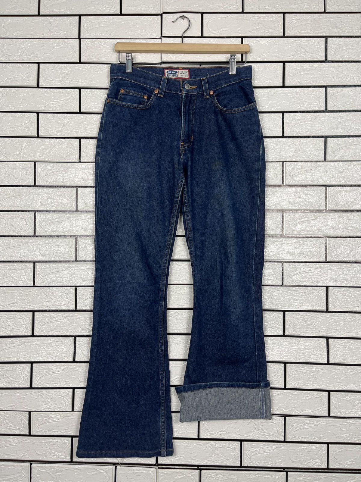 Old Navy Vintage Old Navy Flare Blue Denim Jeans W28 Size US 28 / EU 44 - 12 Thumbnail