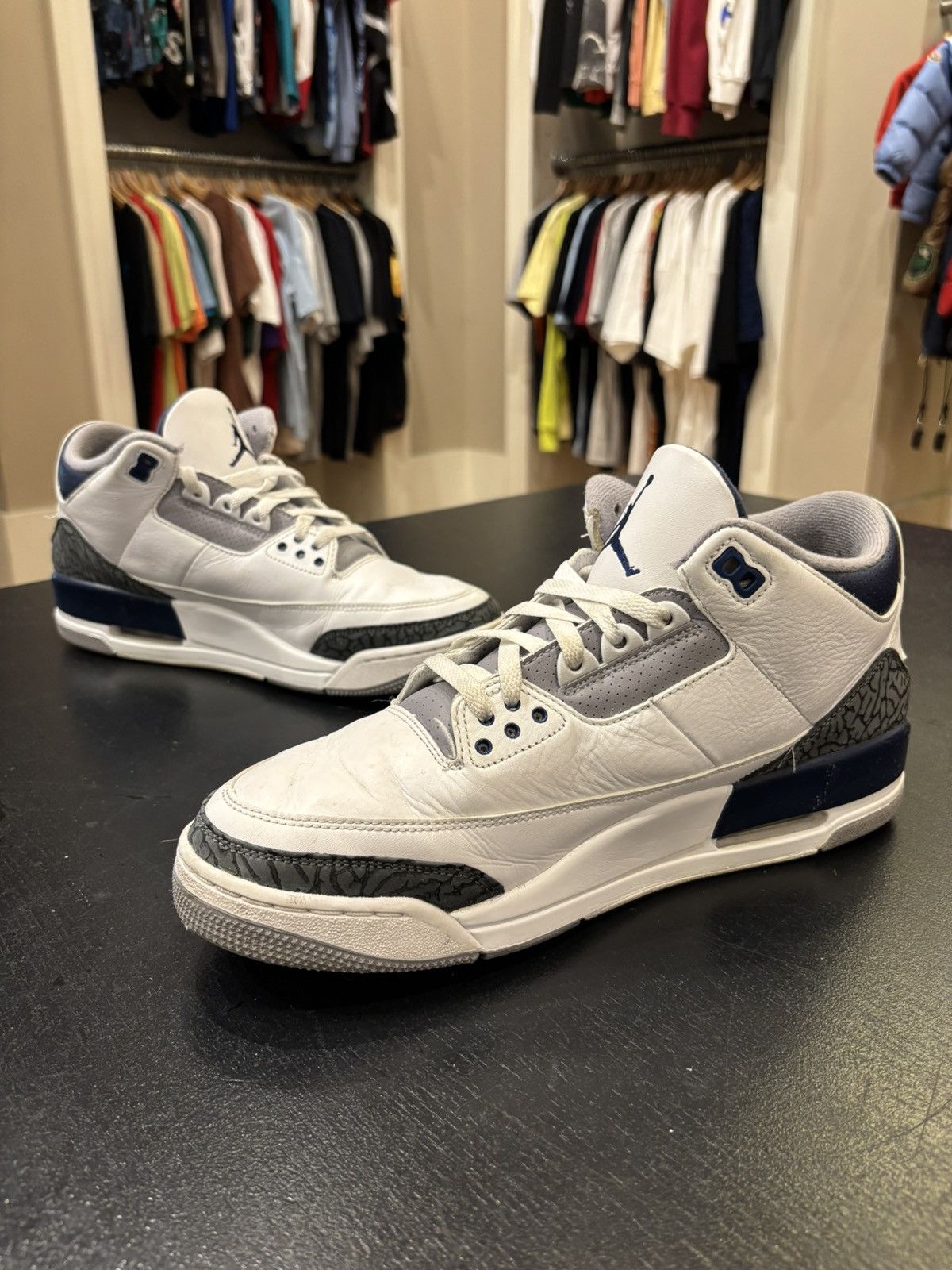 Jordan Brand Jordan 3 ‘Midnight Navy’ Size US 12 / EU 45 - 2 Thumbnail