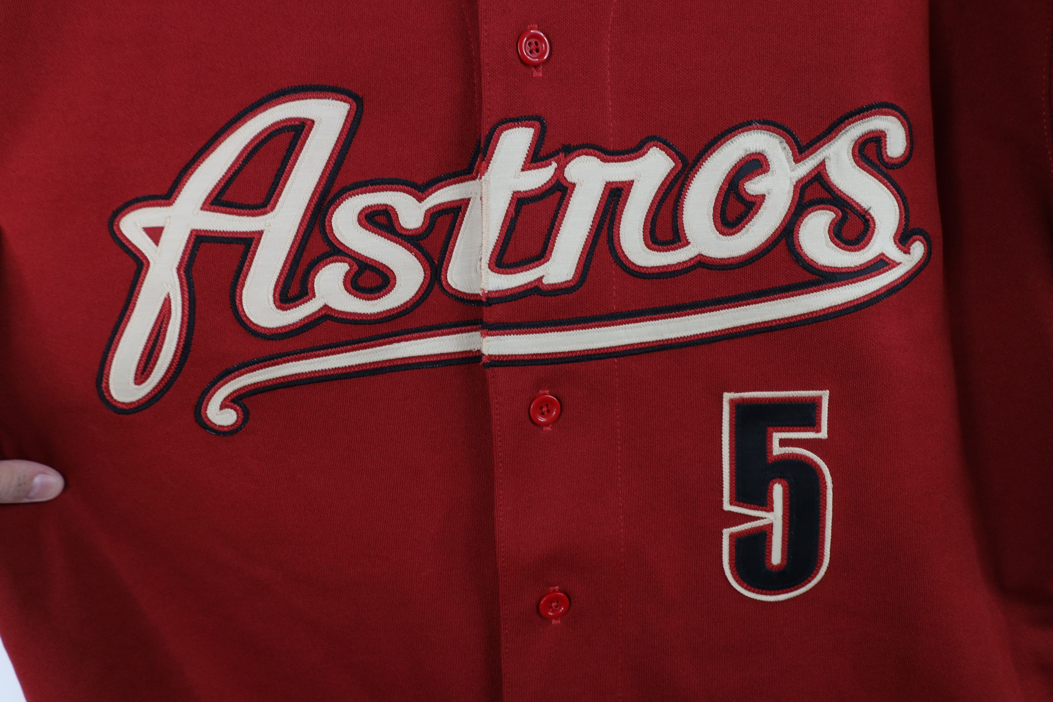 Majestic Vintage 90s Majestic Houston Astros Baseball Jersey #5 USA Size US XXL / EU 58 / 5 - 5 Thumbnail