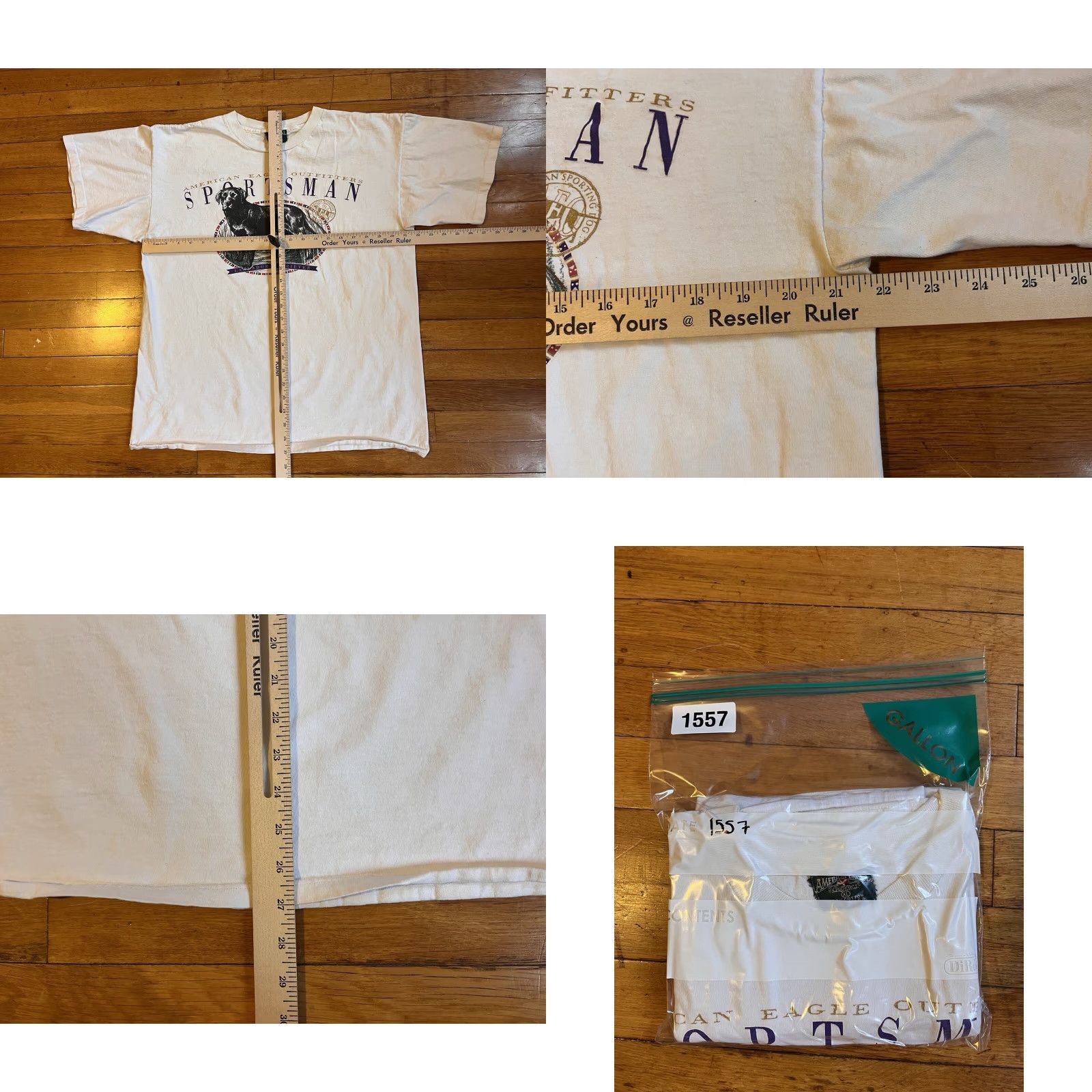 American Eagle Outfitters VINTAGE American Eagle Outfitters Shirt Men’s XL White Labrador Retriever Dog Graphic Print Crew Neck Short Sleeve 90s Size US XL / EU 56 / 4 - 8 Thumbnail