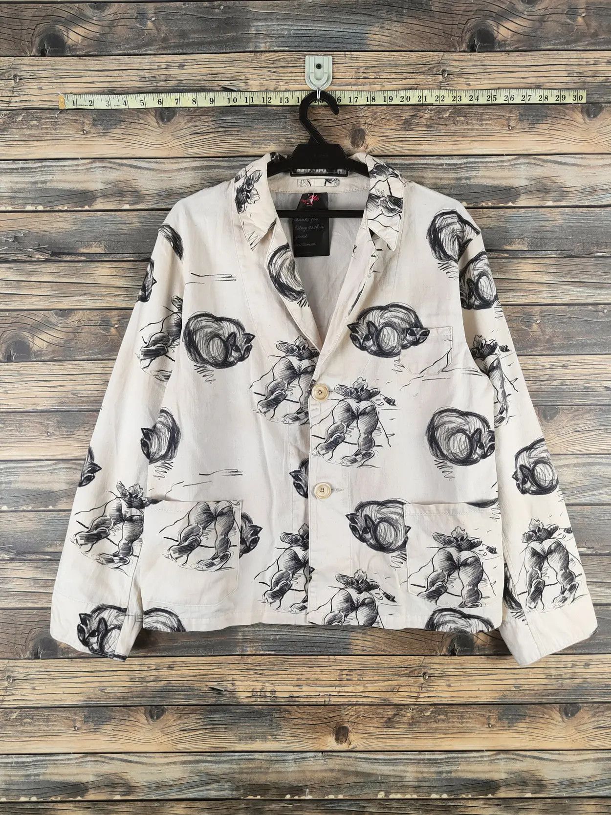 Kapital DL Kapital Beige cardigan Button Up Shirts #46-027T Size US M / EU 48-50 / 2 - 1 Thumbnail