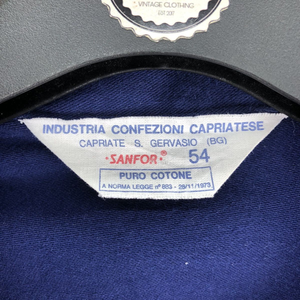 Le Laboureur Vintage 70's Europe Workwear Chore Jacket Indigo Blue Size US XL / EU 56 / 4 - 11 Thumbnail