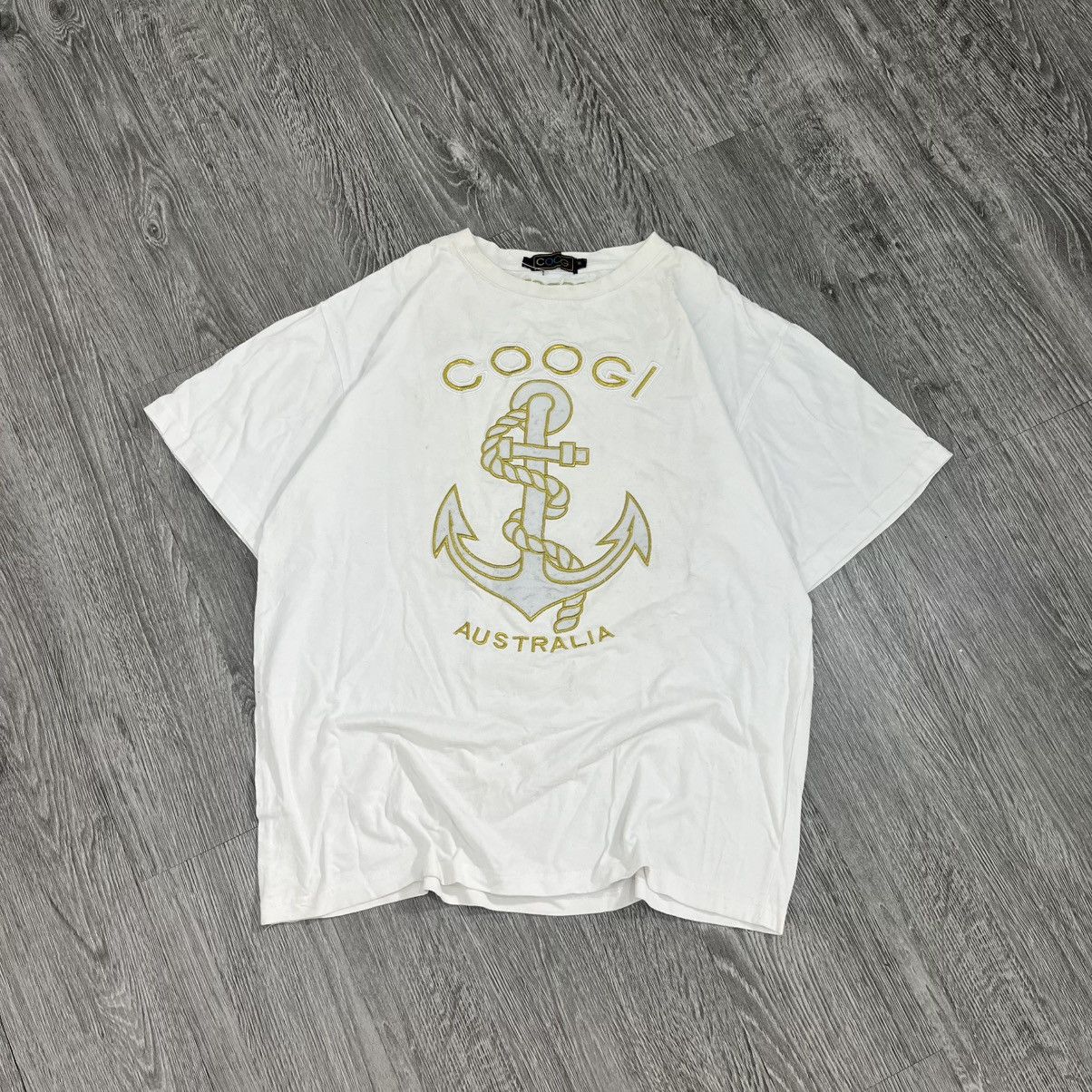 Coogi Coogi Australia Embroidered Anchor Logo Tee Size US XL / EU 56 / 4 - 1 Thumbnail