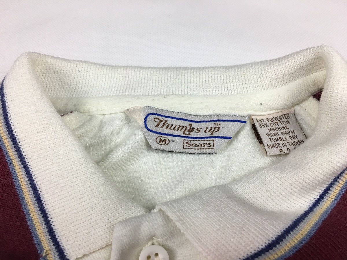 Sears Vintage 80s 90s Thumbs Up Sears Polo Tee T-shirt Size US M / EU 48-50 / 2 - 4 Thumbnail