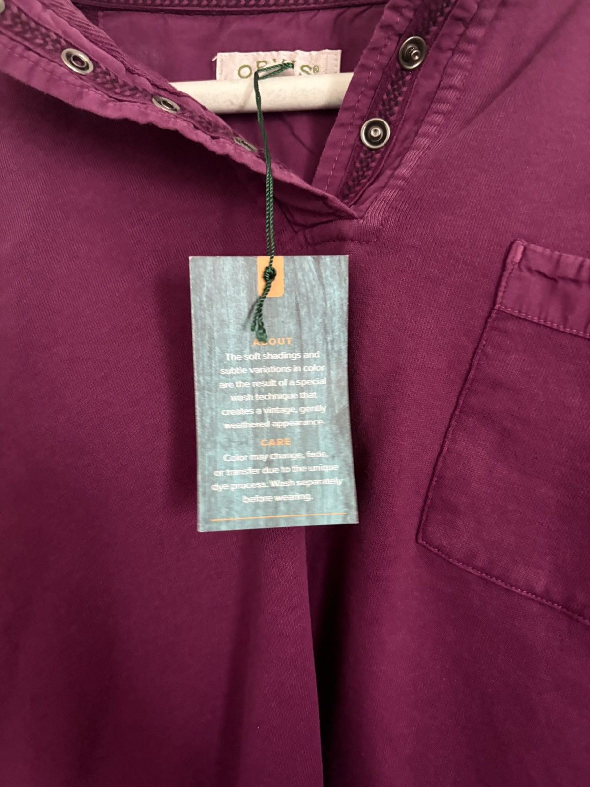 Orvis Nwt maroon orvis 100% cotton pullover top X-Large Size XL / US 12-14 / IT 48-50 - 2 Thumbnail