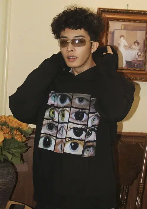 VIBE Streetwear Hip Hop Harajuku Eye Drug Sweatshirt Hoodie Size US XL / EU 56 / 4 - 4 Thumbnail