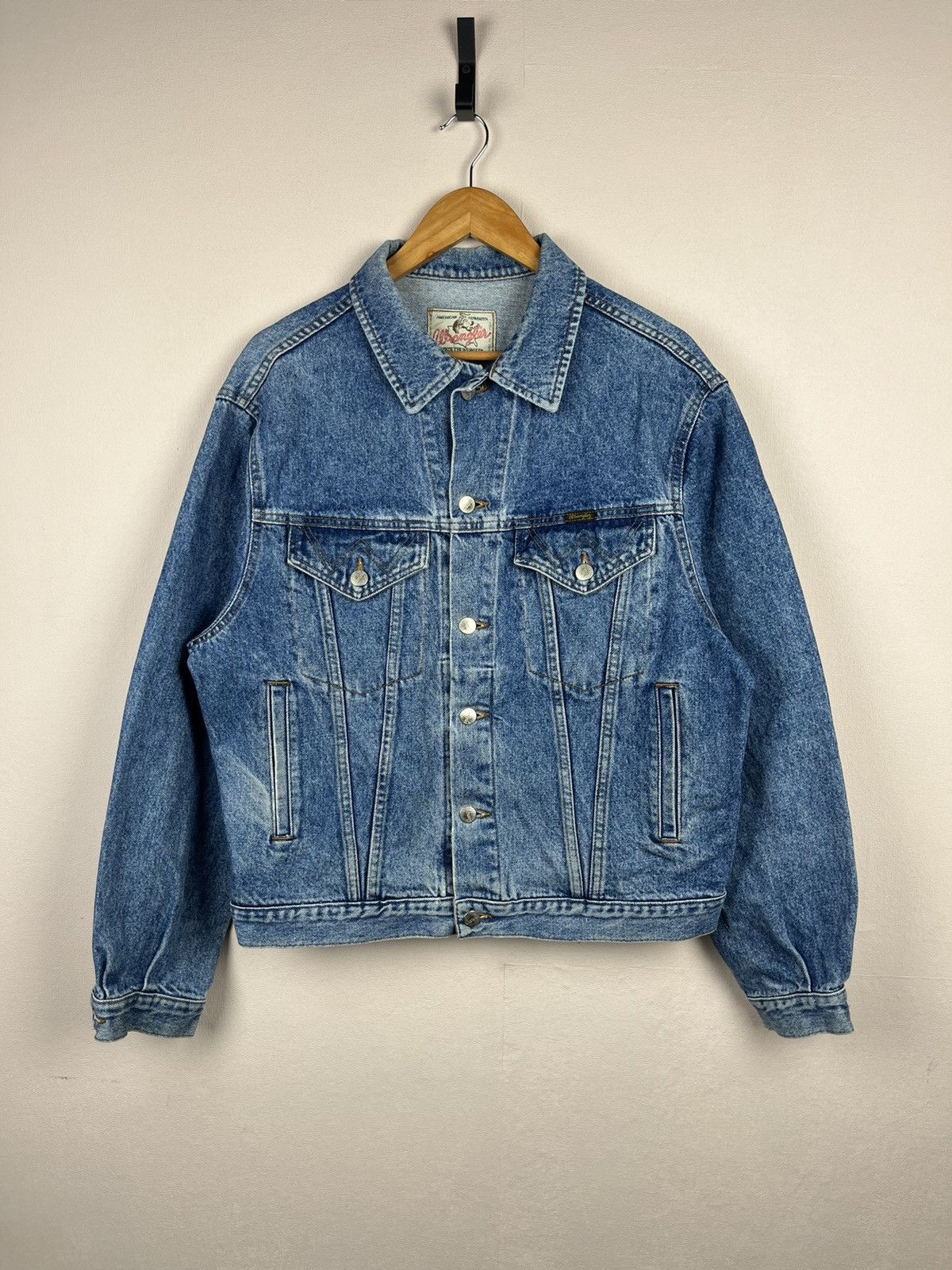 Lee vintage lee distressed denim cowboy jacket blue size m Size US M / EU 48-50 / 2 - 1 Thumbnail