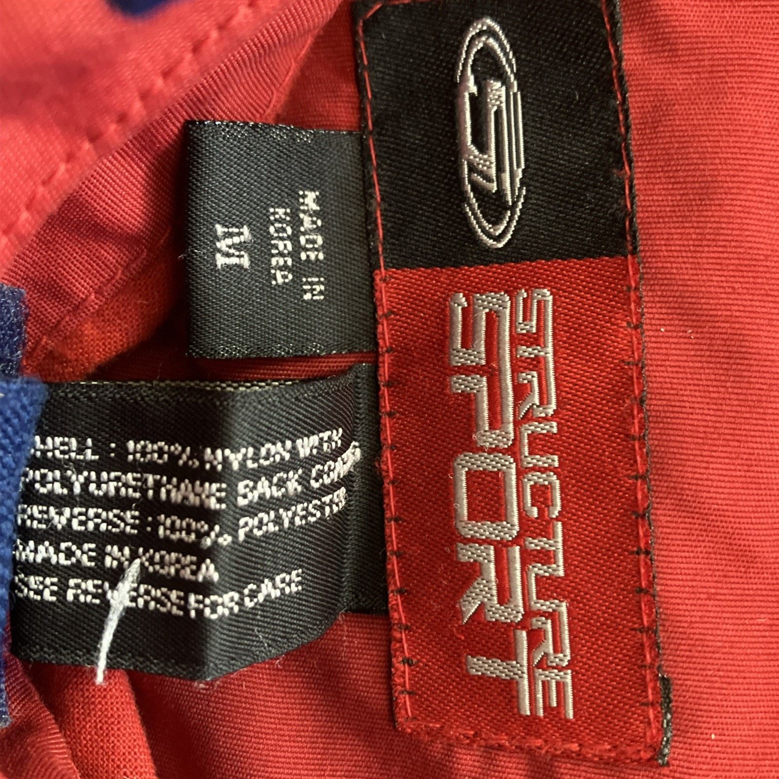 Structure Vintage Structure Sport Parka Jacket Men M Red Hood Pullover Size US M / EU 48-50 / 2 - 3 Thumbnail
