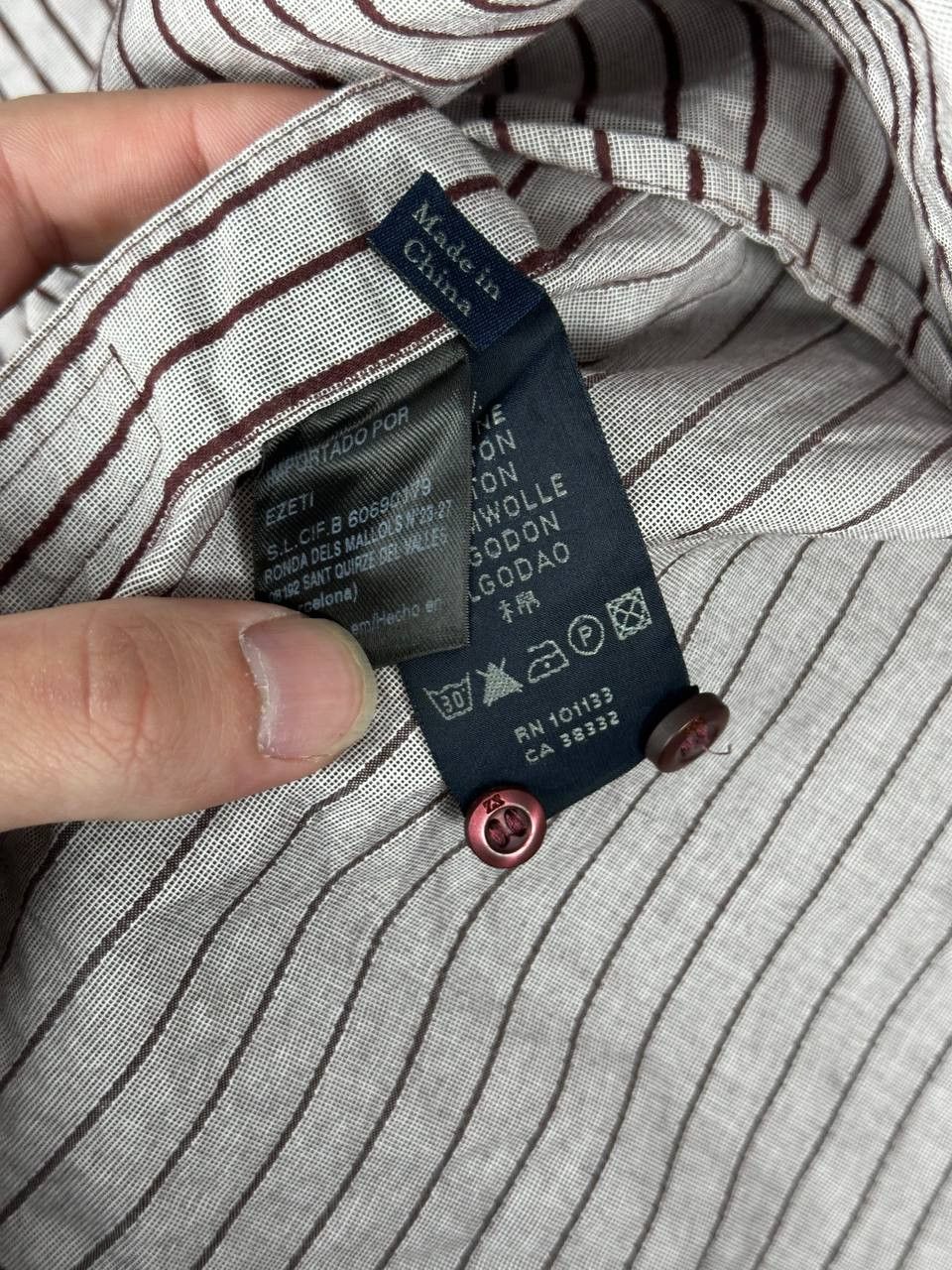 Ermenegildo Zegna Ermenegildo Zegna Sport Vintage Striped Shirt Size US XL / EU 56 / 4 - 13 Thumbnail