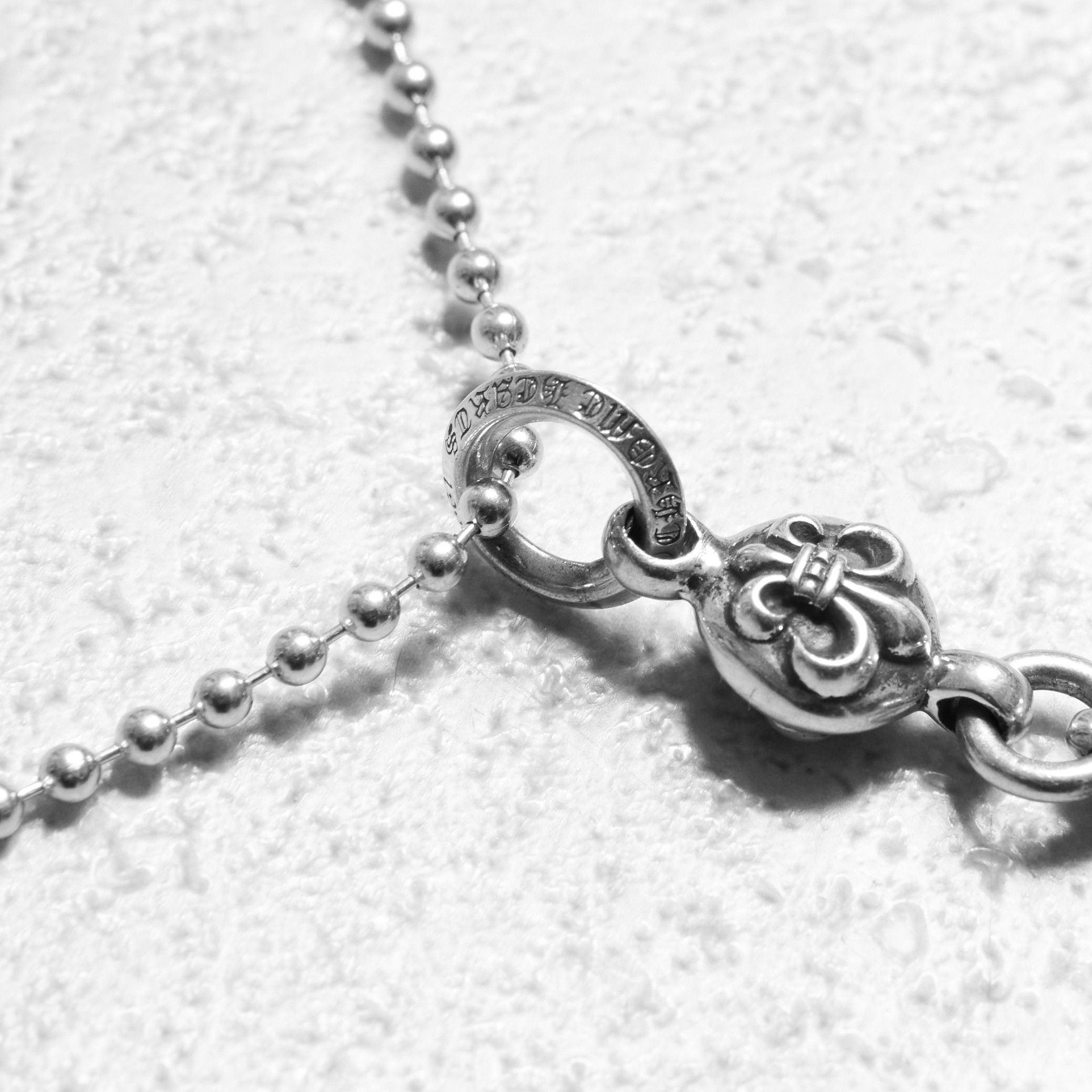 Chrome Hearts CHROME HEARTS One Ball BS Fleur Silver Necklace Size ONE SIZE - 4 Thumbnail