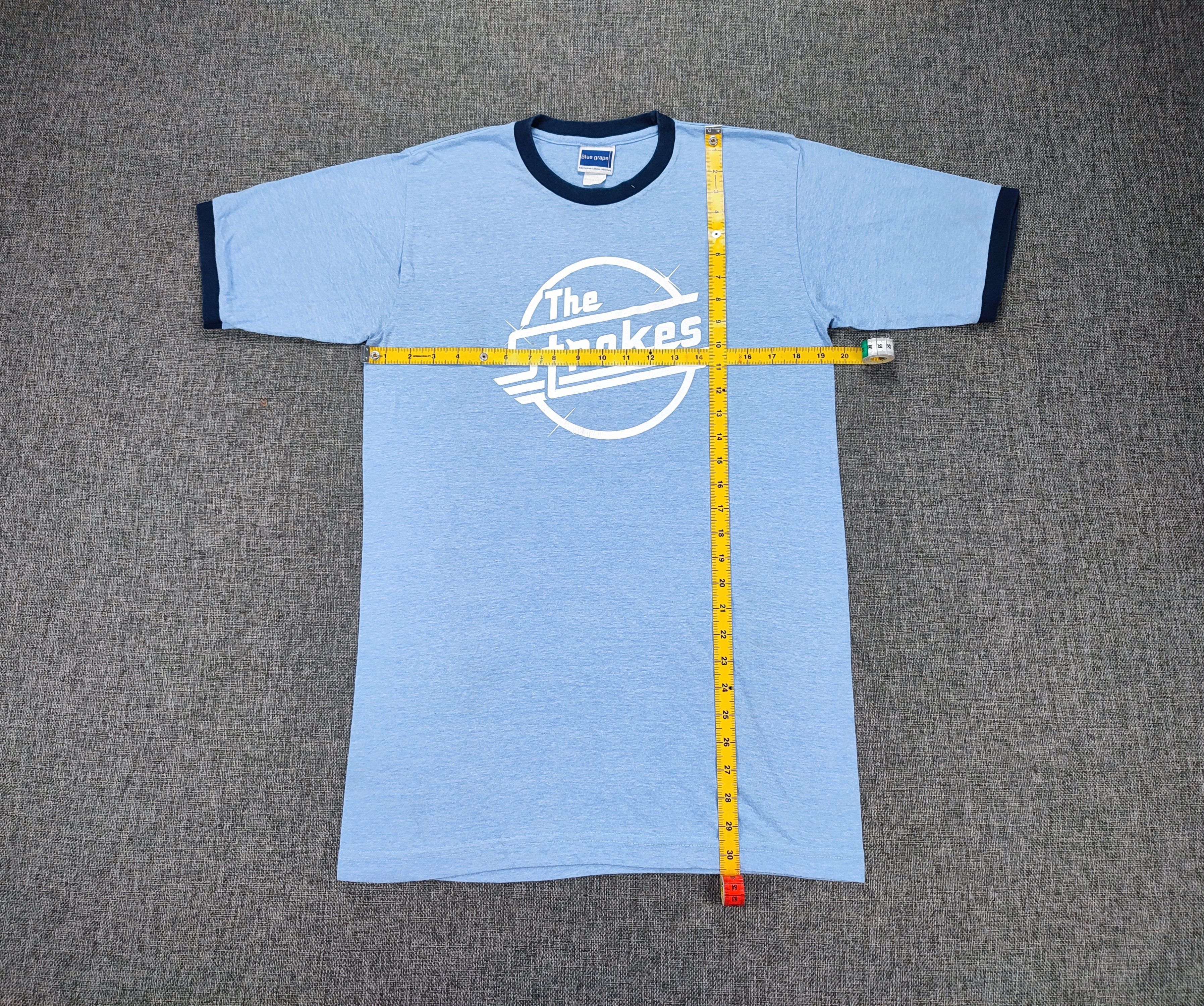 Vintage Vintage Early 2000s The Strokes Magna Logo Ringer Tee Size US M / EU 48-50 / 2 - 3 Thumbnail
