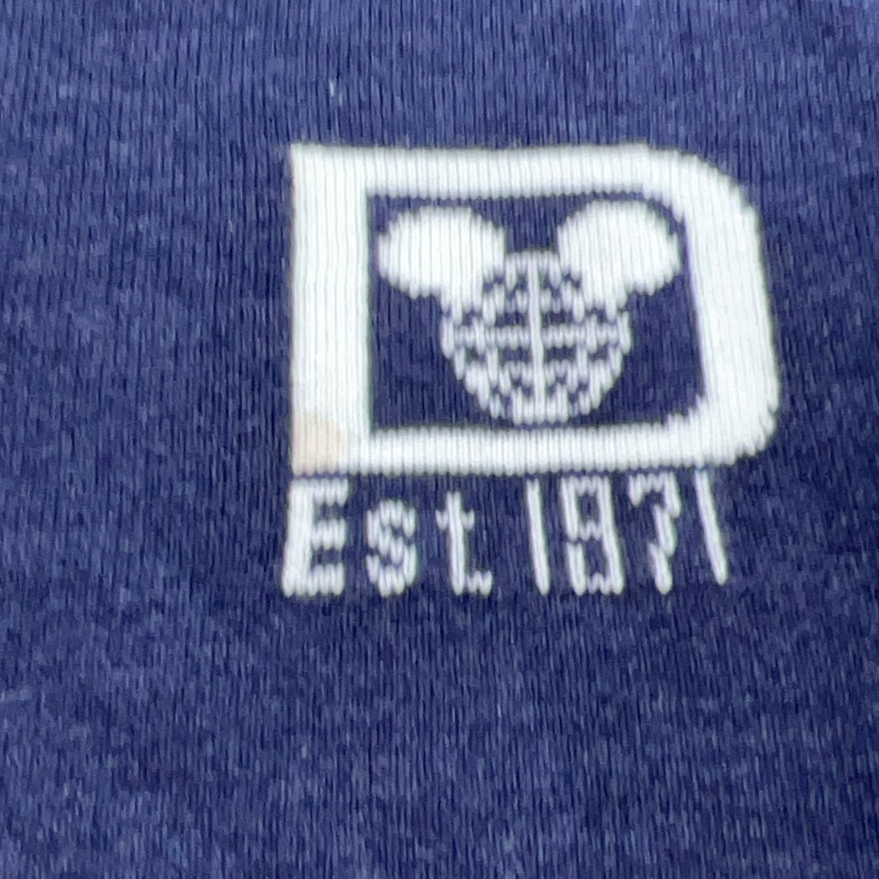 Disney Disney Parks Authentic Spirit Jersey Women XS Blue White Tee Shirt Crew Neck Long Sleeve Pullover Casual Slimming 90s? Size XS / US 0-2 / IT 36-38 - 5 Thumbnail