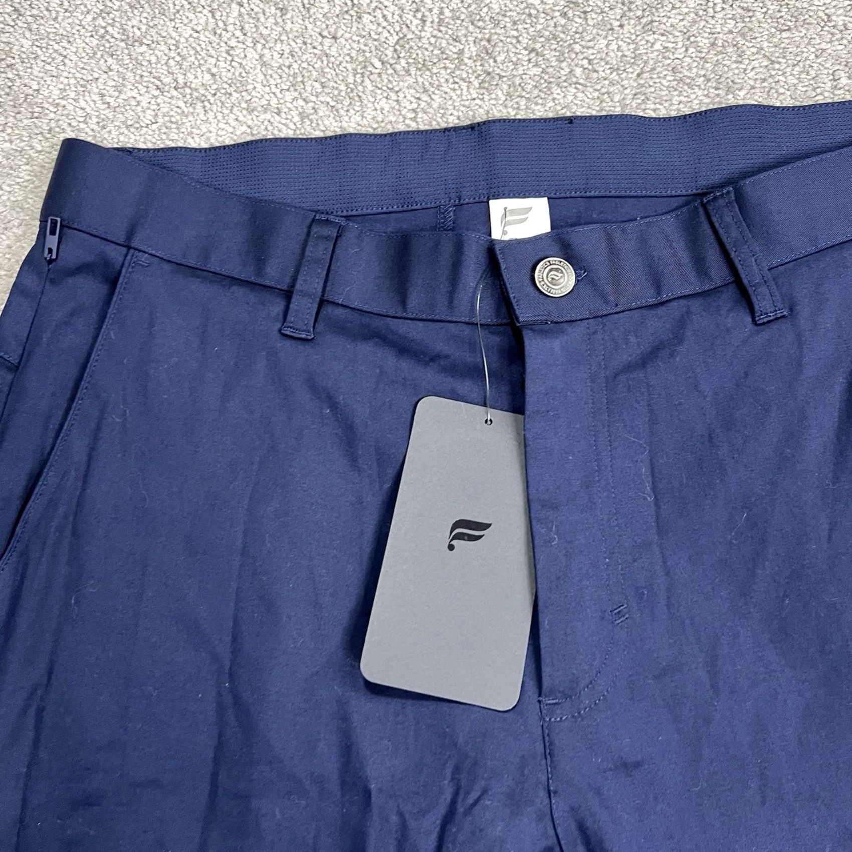 Fabletics Fabletics Pants Mens 32x34 The High Side Chino Navy Blue Classic Fit Stretch NWT Size US 32 / EU 48 - 3 Thumbnail