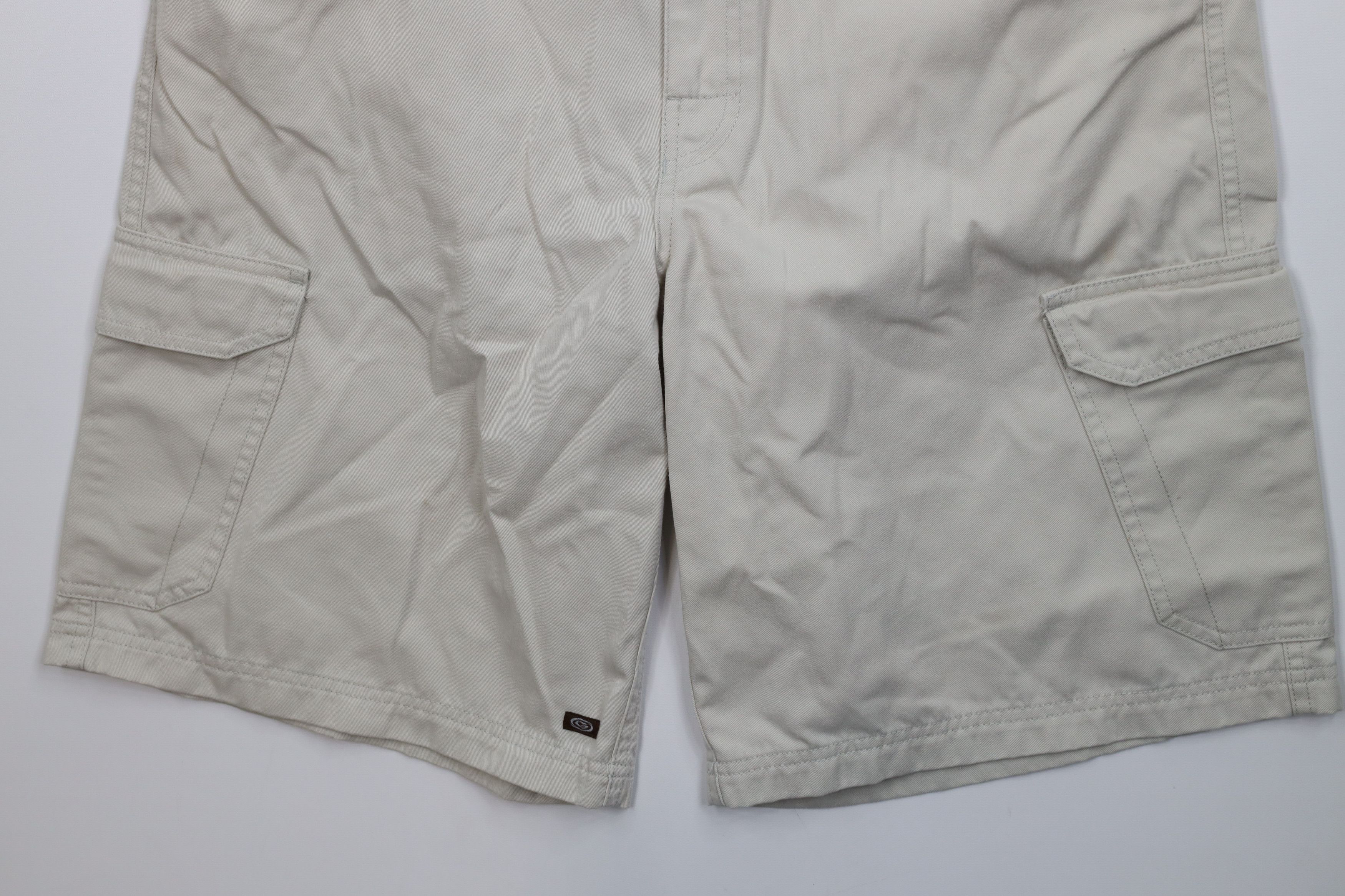 Gotcha Vintage 90s Y2K Gotcha Surfing Baggy Surf Cargo Shorts Beige Size US 34 / EU 50 - 4 Thumbnail