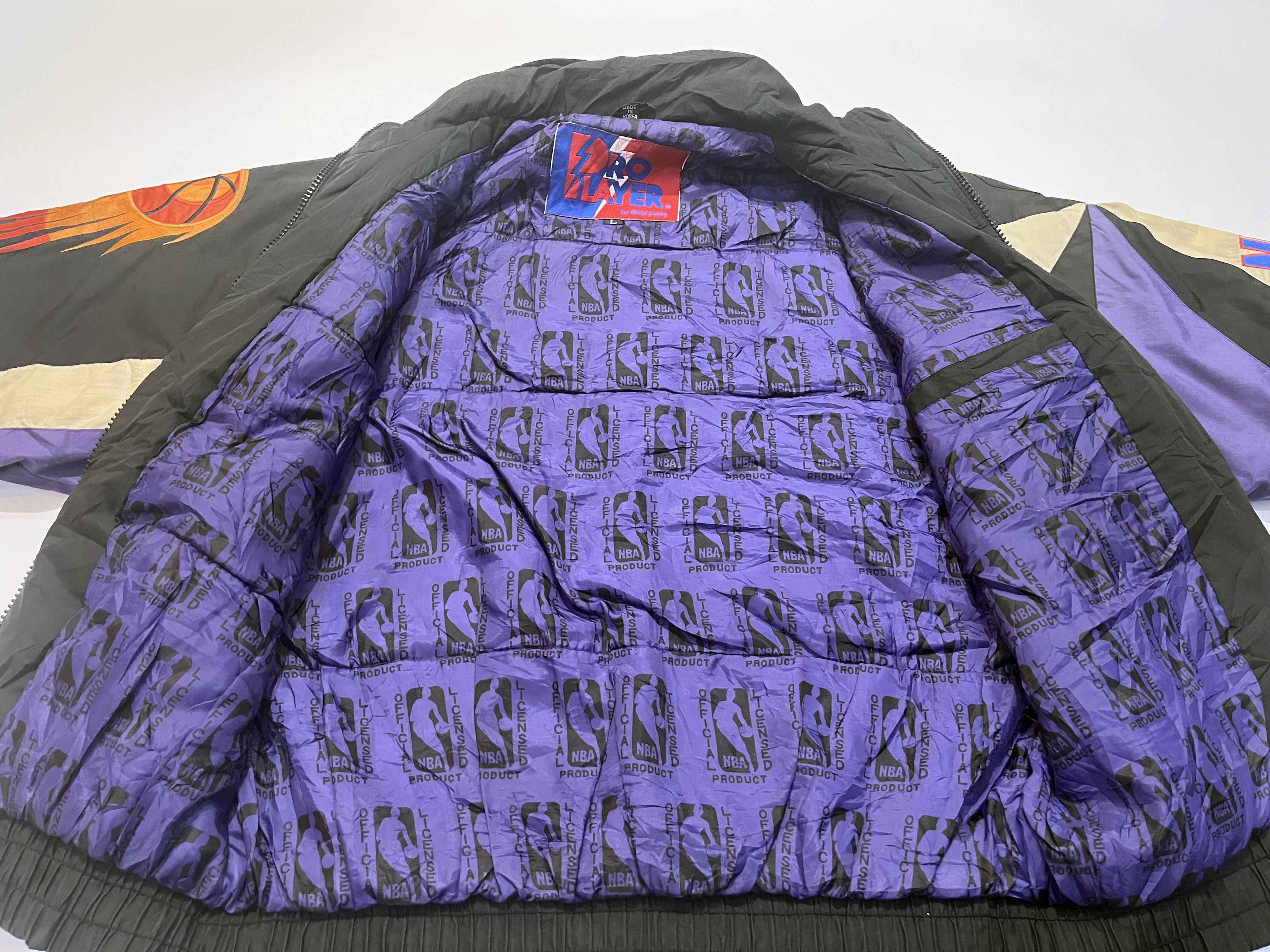 Pro Player Vintage Pro Player Phoenix Suns NBA Full Zip Puffer Jacket Size US L / EU 52-54 / 3 - 7 Thumbnail