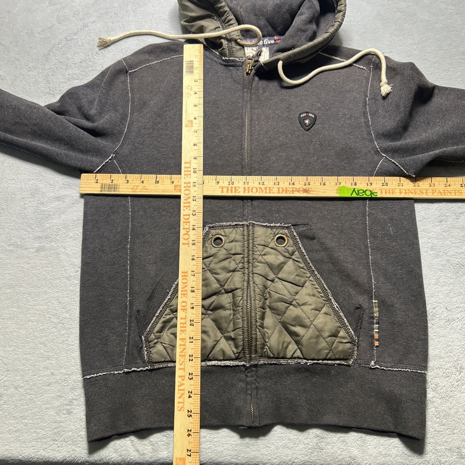 Affliction Y2k 2000s Triple Five Soul Hoodie Mens Medium Hybrid 555 Size M / US 6-8 / IT 42-44 - 14 Thumbnail