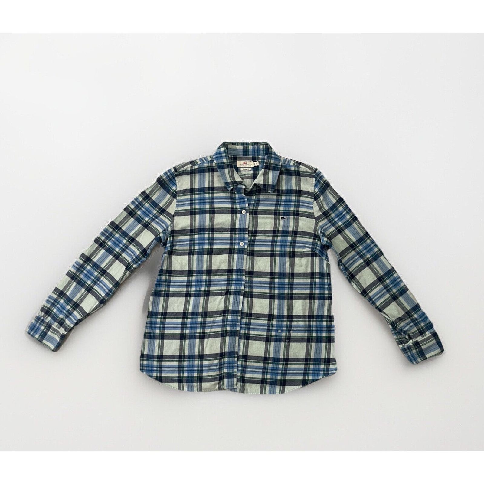 Vineyard Vines Vineyard Vines Shirt Mens 14 Blue Plaid Classic Casual Size US L / EU 52-54 / 3 - 1 Thumbnail