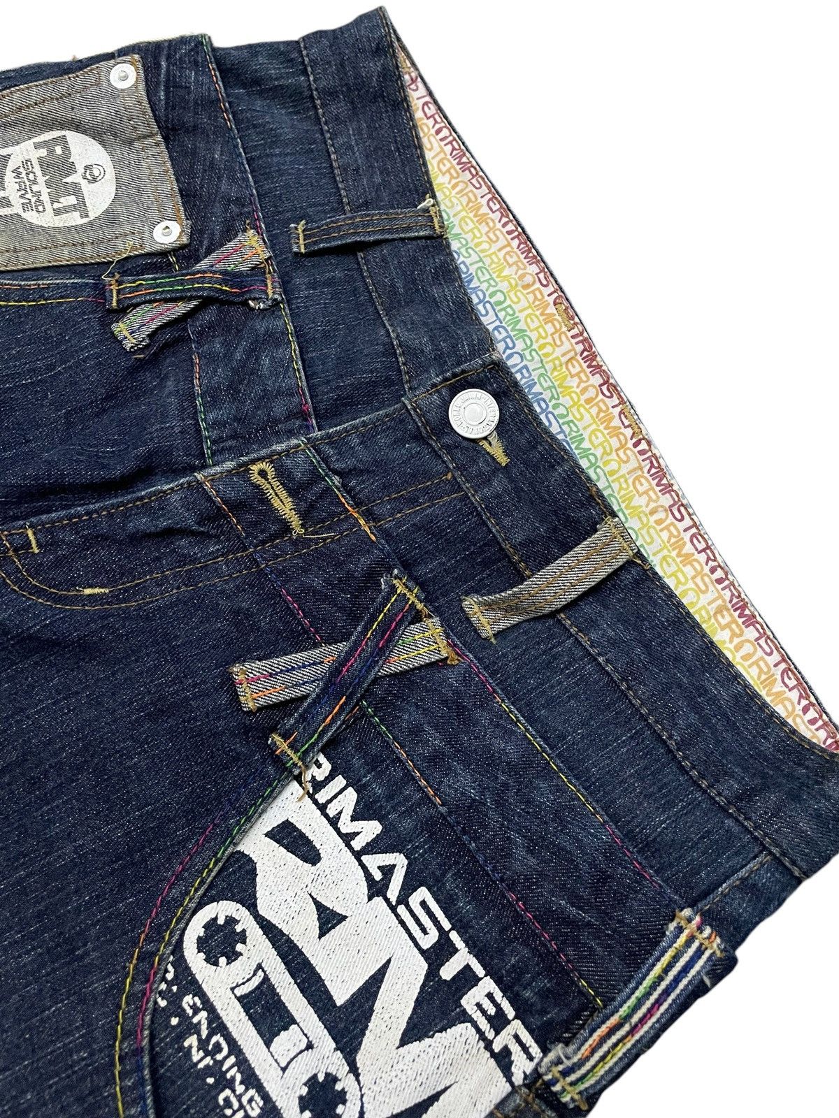 Japanese Brand Rimaster Japan Double Waist Loose Jeans Size US 32 / EU 48 - 12 Thumbnail