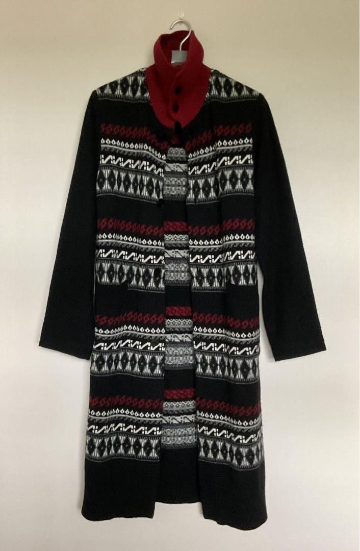 Yohji Yamamoto Yohji Yamamoto POUR HOMME long knit coat Size US M / EU 48-50 / 2 - 2 Thumbnail