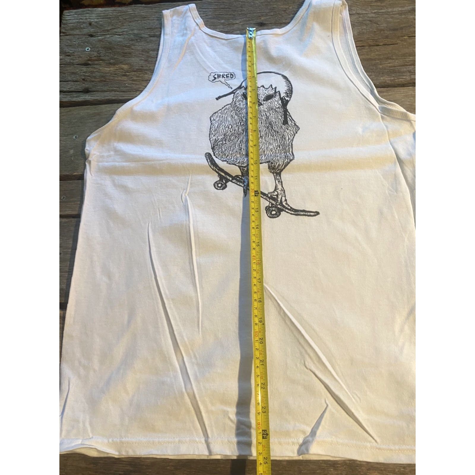 Gildan VINTAGE? No — I Love Skater Chicks Tank Top Shirt M Men White Cotton Gildan T-Shirt Sleeveless Round Neck Size US M / EU 48-50 / 2 - 8 Thumbnail