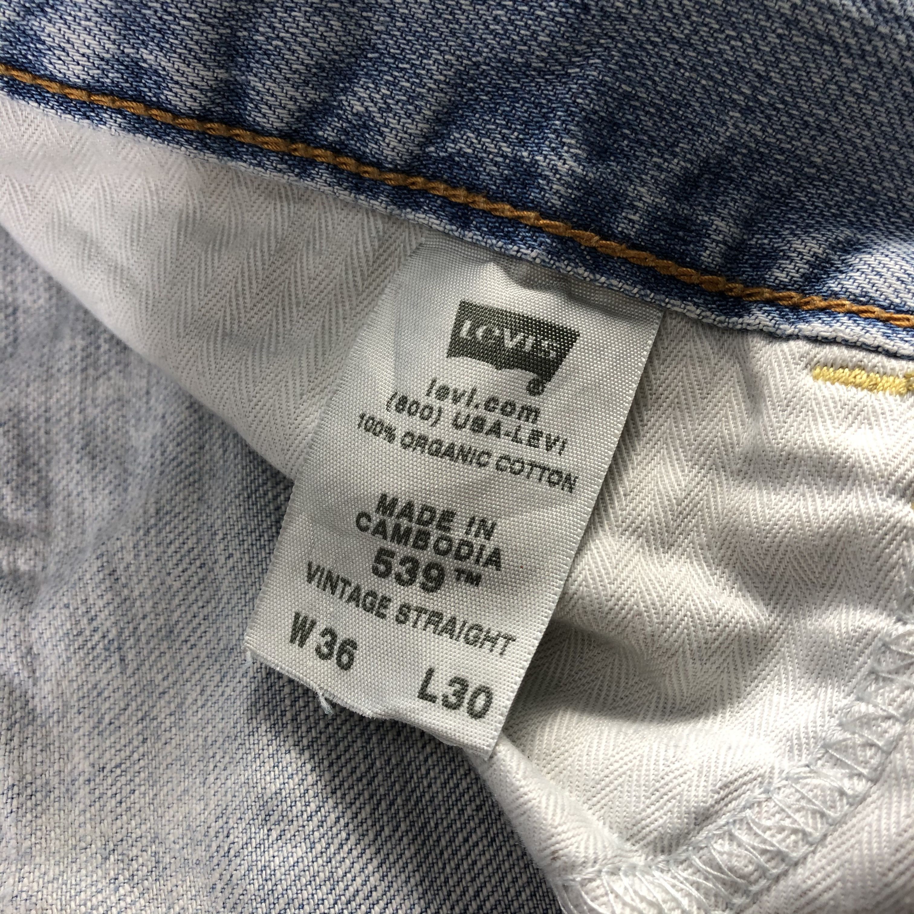 Levi's × Vintage Vintage Light Wash Levis 539 Jeans-JM3112 Size US 37 - 19 Thumbnail